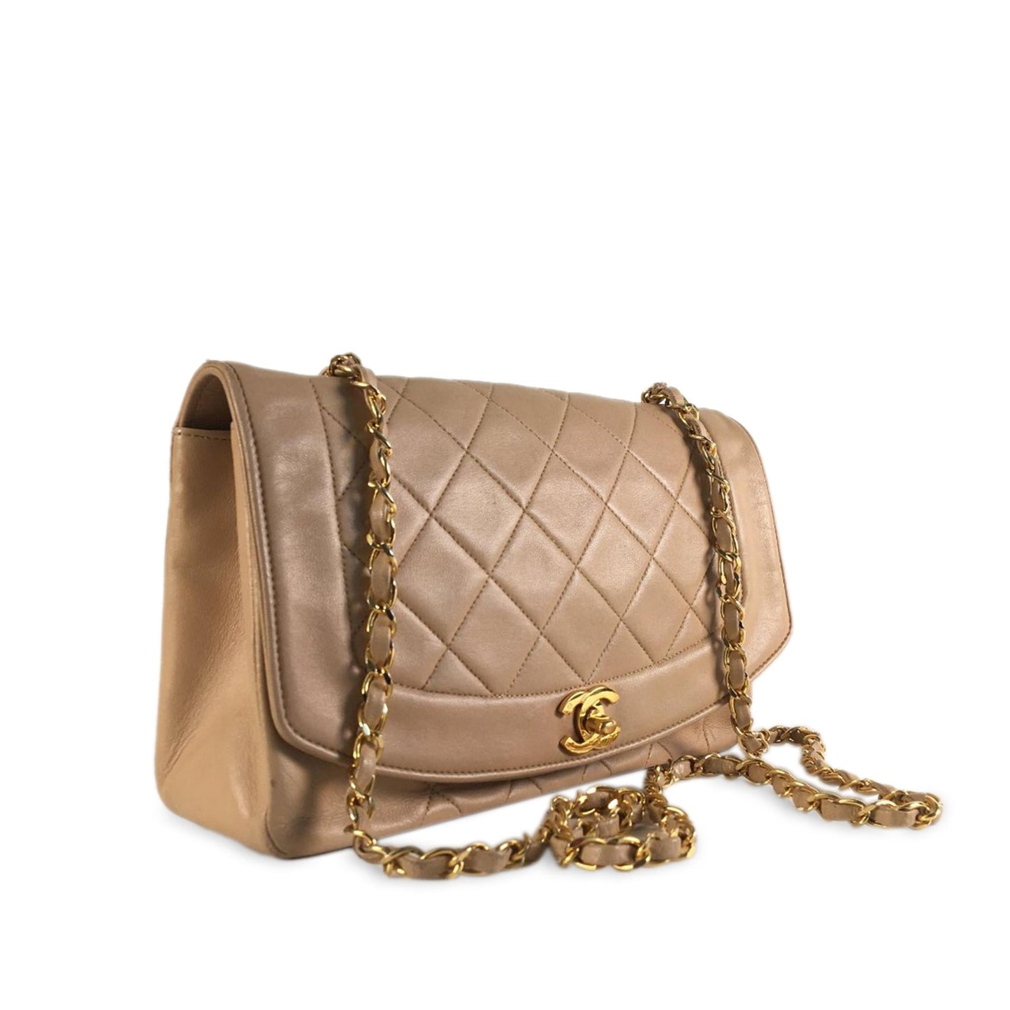 Chanel Lambskin Diana Flap SHG-wY7su4 Handbag