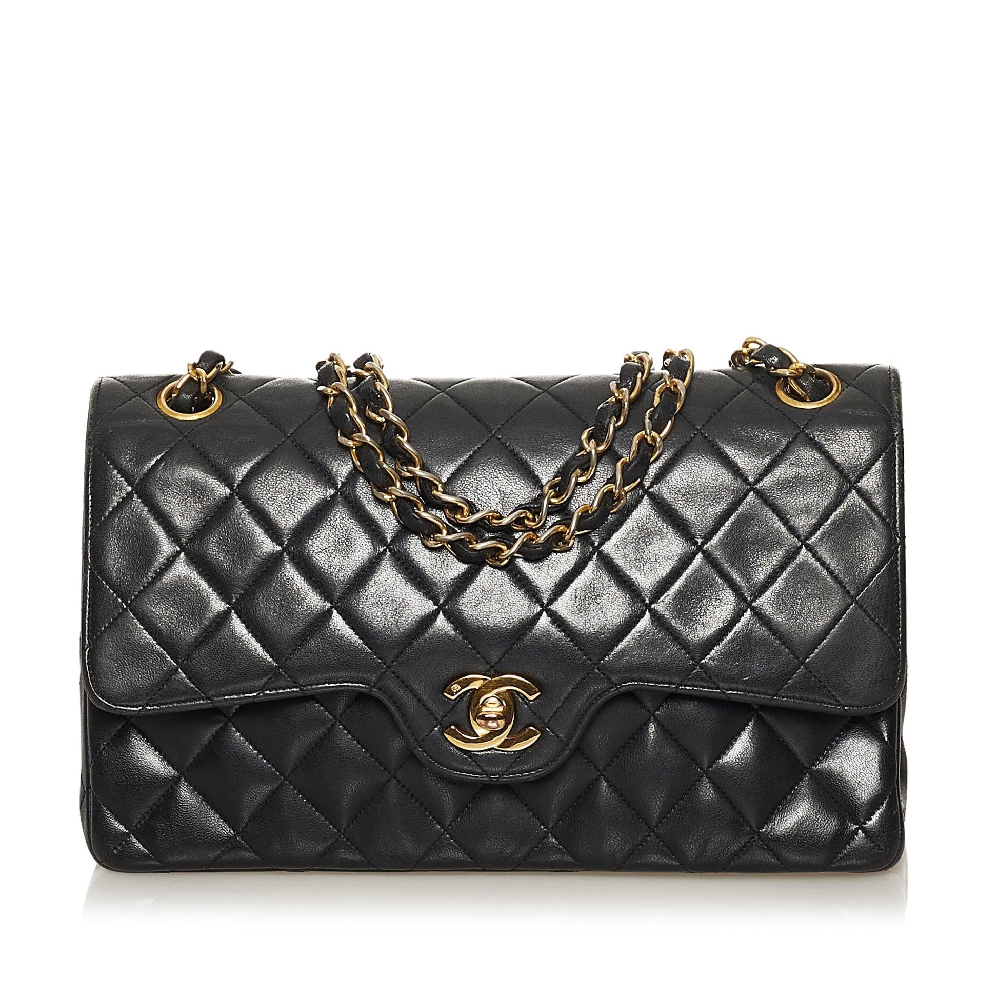 Chanel Lambskin Double Flap SHG-zQFU29 Handbag