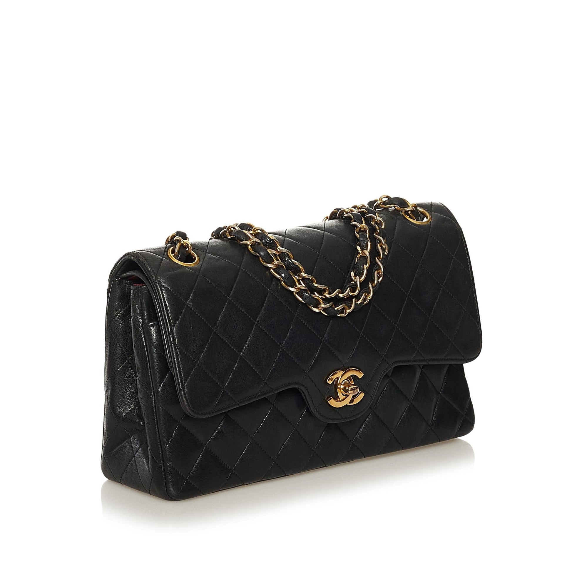Chanel Lambskin Double Flap SHG-zQFU29 Handbag