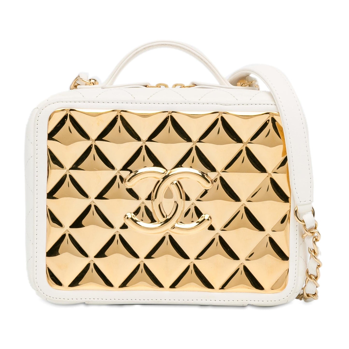 Chanel Lambskin Golden Plate Vanity SHG-c6SzIL Handbag