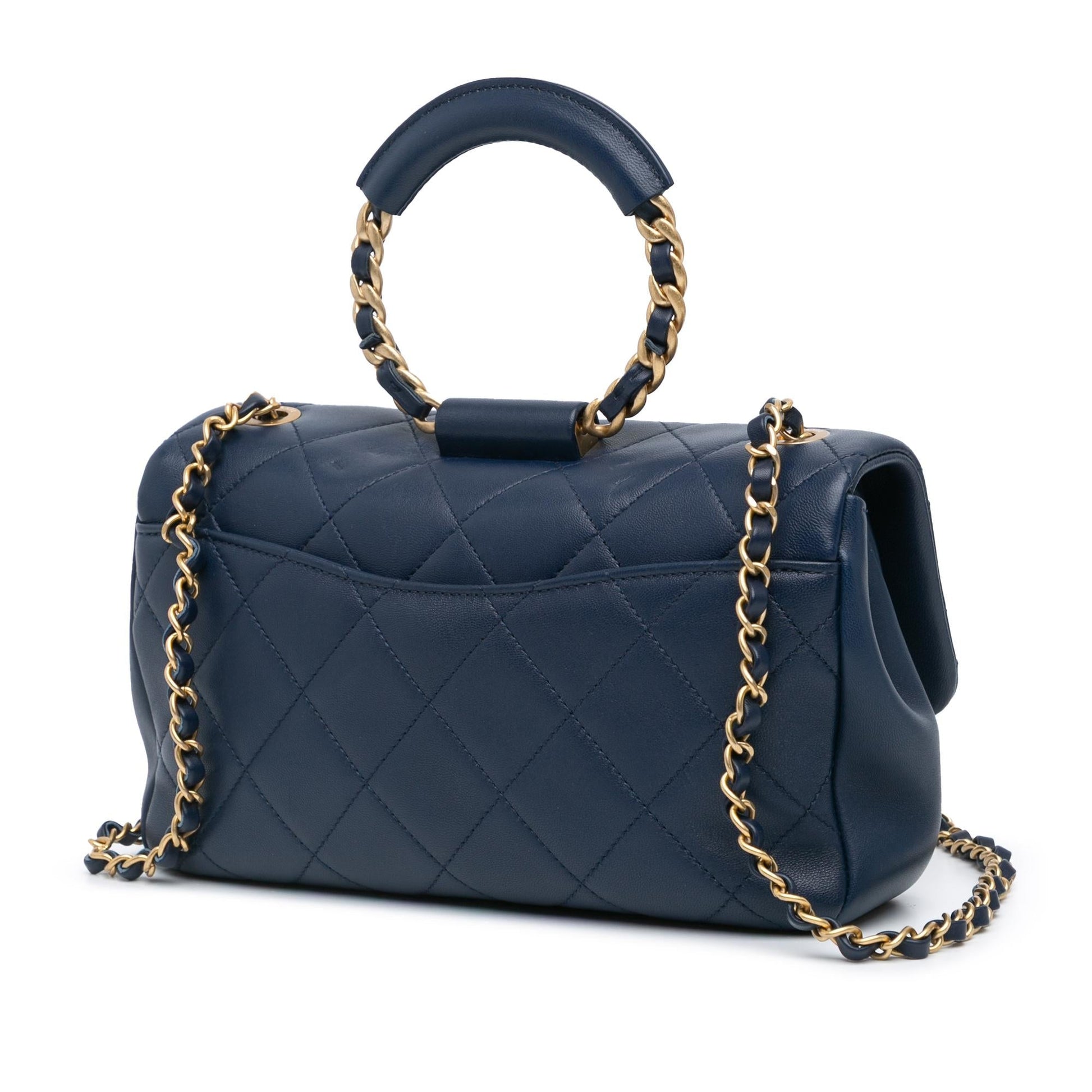 Chanel Lambskin Loop Flap Handbag Flap 1
