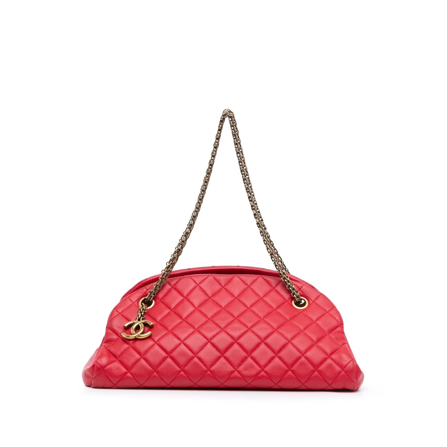 Chanel Lambskin Just Mademoiselle Shoulder Bag