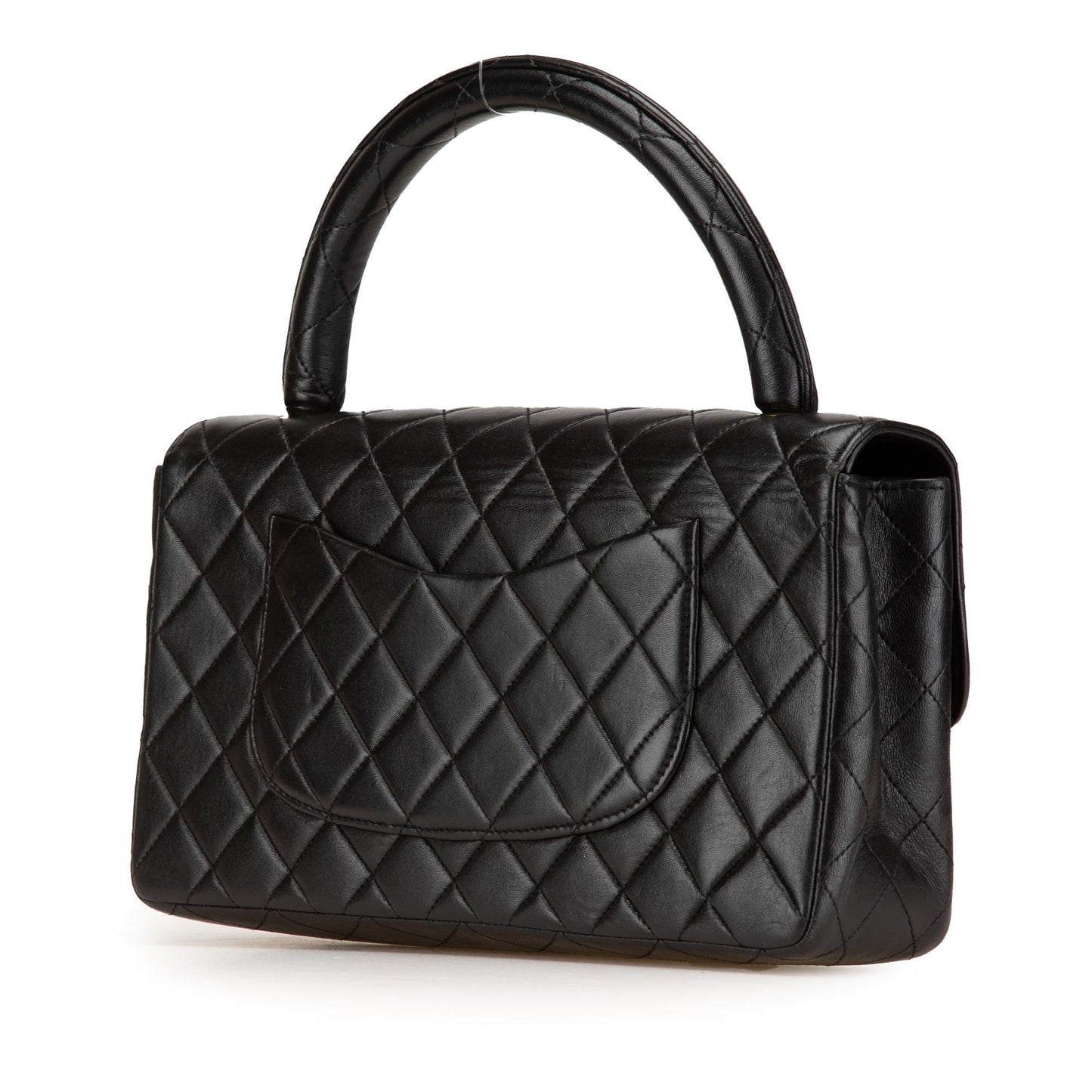 Chanel Lambskin Kelly Parent Top Handle Handbag