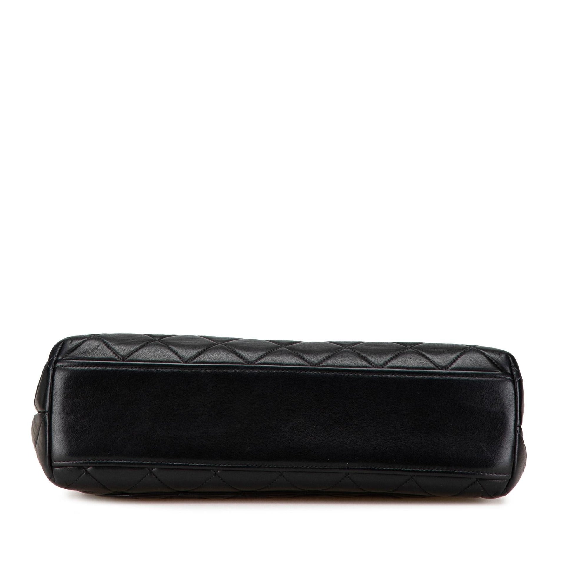 Chanel Lambskin Kelly Top Handle Handbag