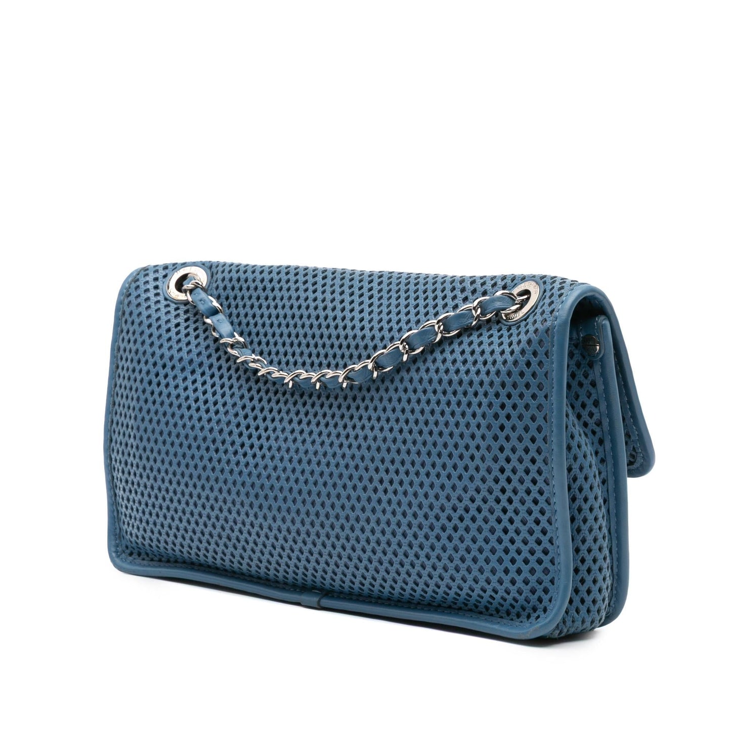Chanel Lambskin Perforated Up Air Flap Handbag