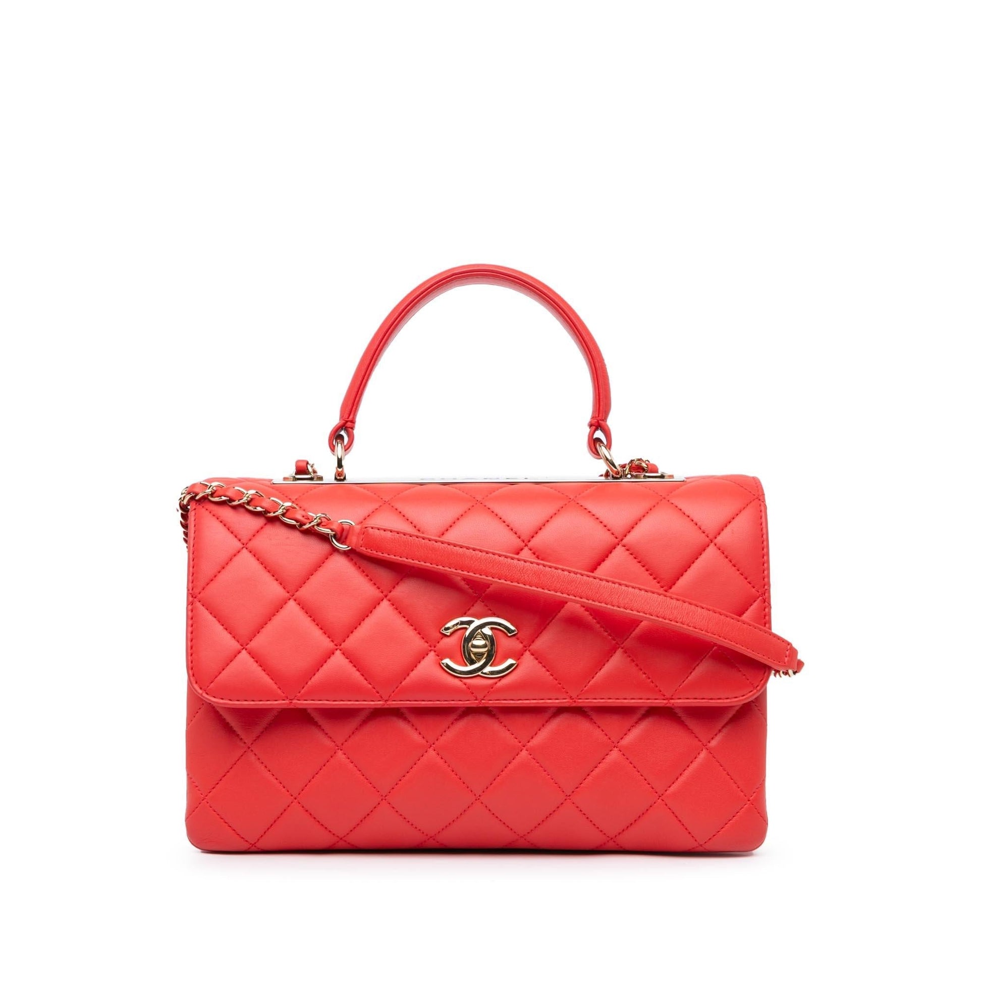 Chanel Lambskin Trendy CC Flap Handbag