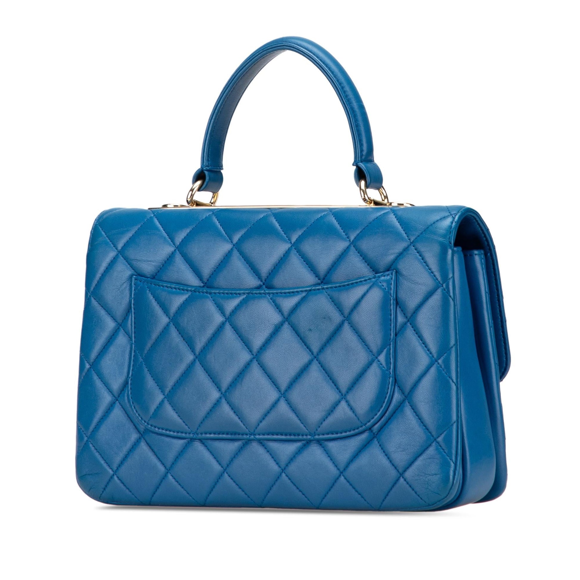 Chanel Lambskin Trendy CC Top Handle Handbag Handle Bag