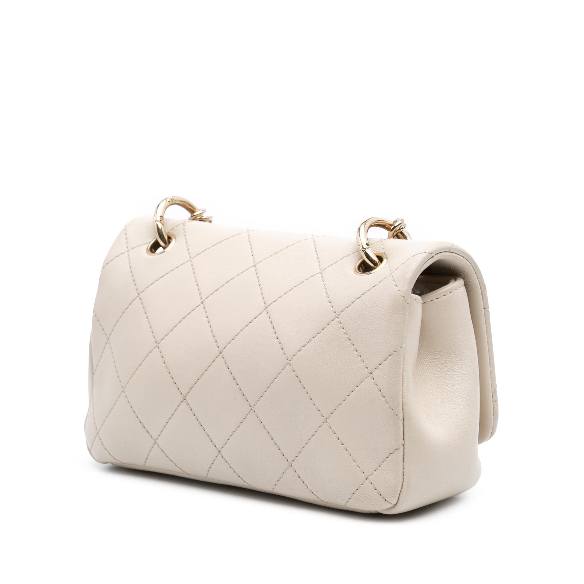 Chanel Lambskin Twist Enamel CC Flap Handbag 4