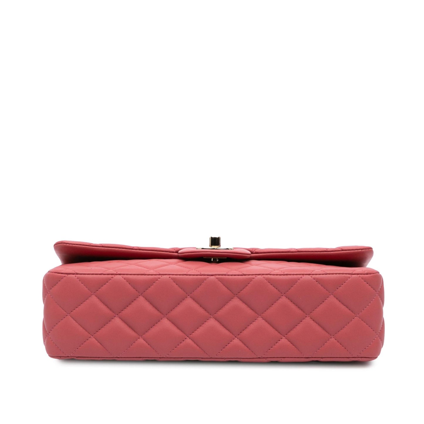 Chanel Lambskin Valentine Heart Charms Single Flap Key Chain