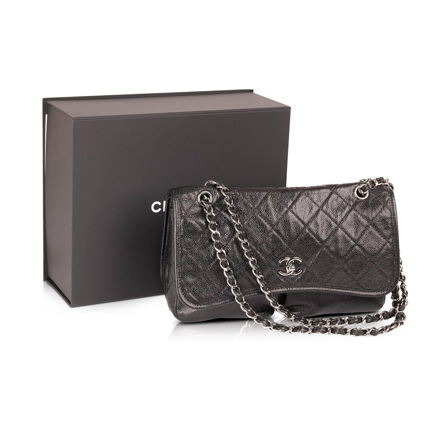Chanel Natural Beauty Split Pocket Flap Travel Bag