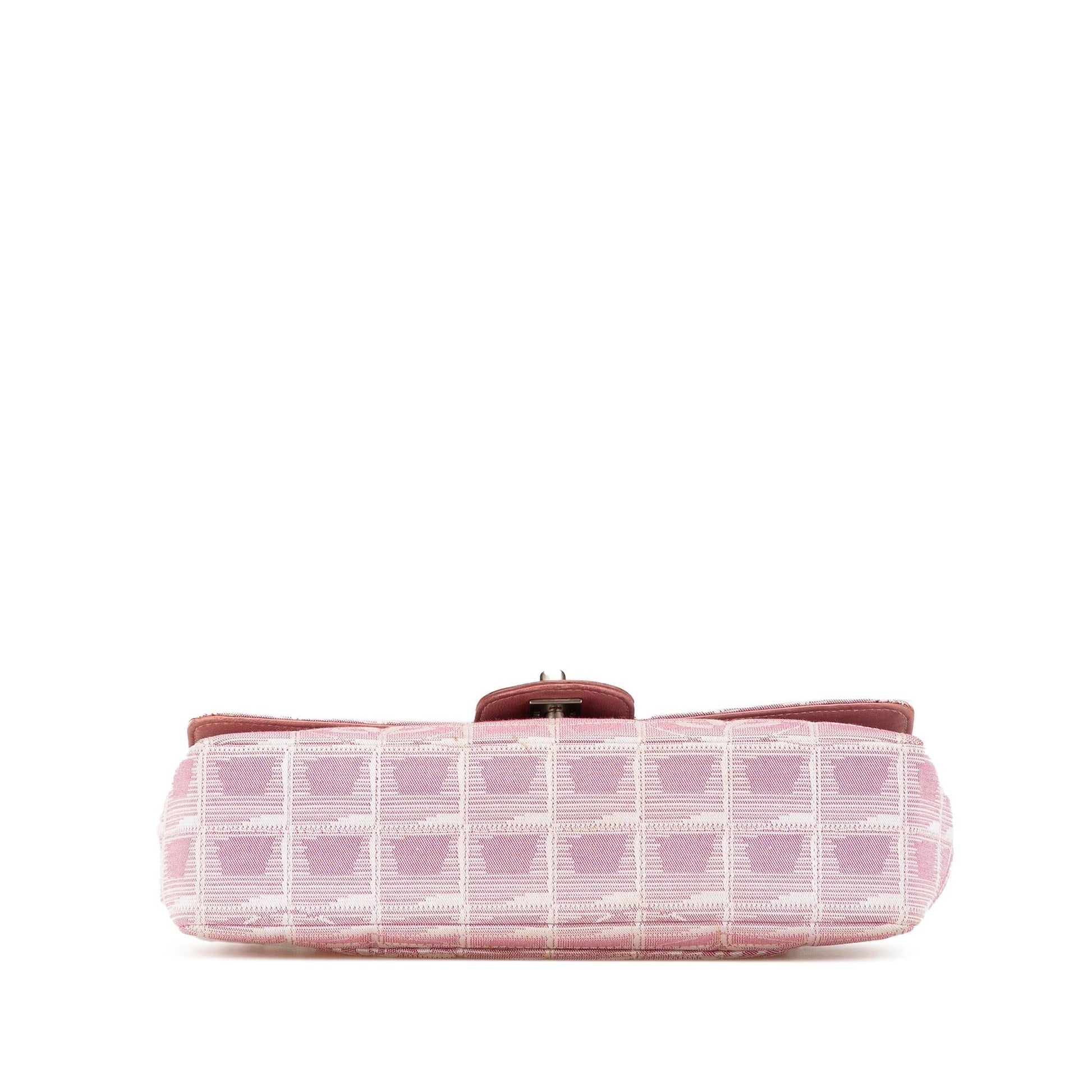 Chanel New Line Nylon Single Flap Travel Bag