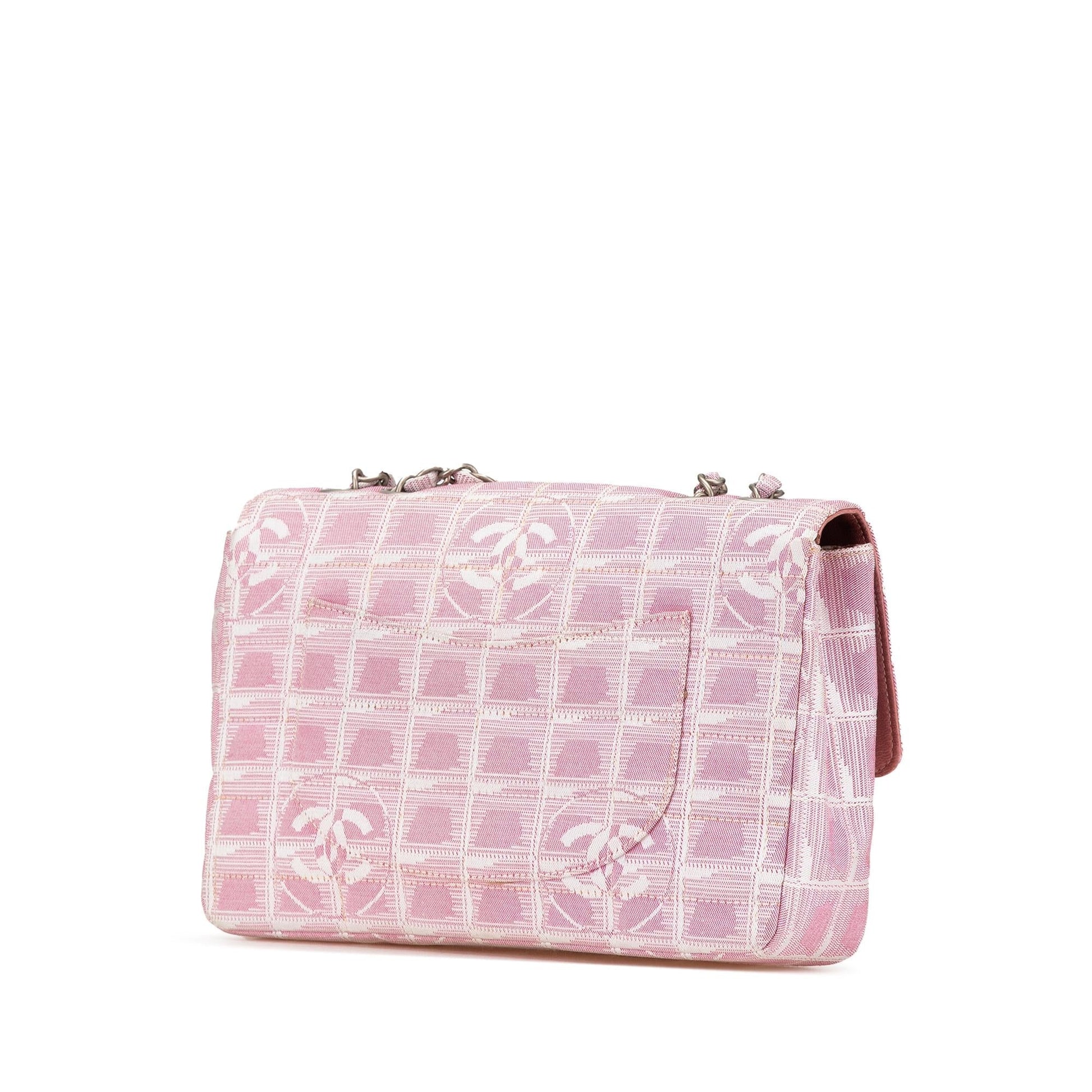 Chanel New Line Nylon Single Flap Travel Bag