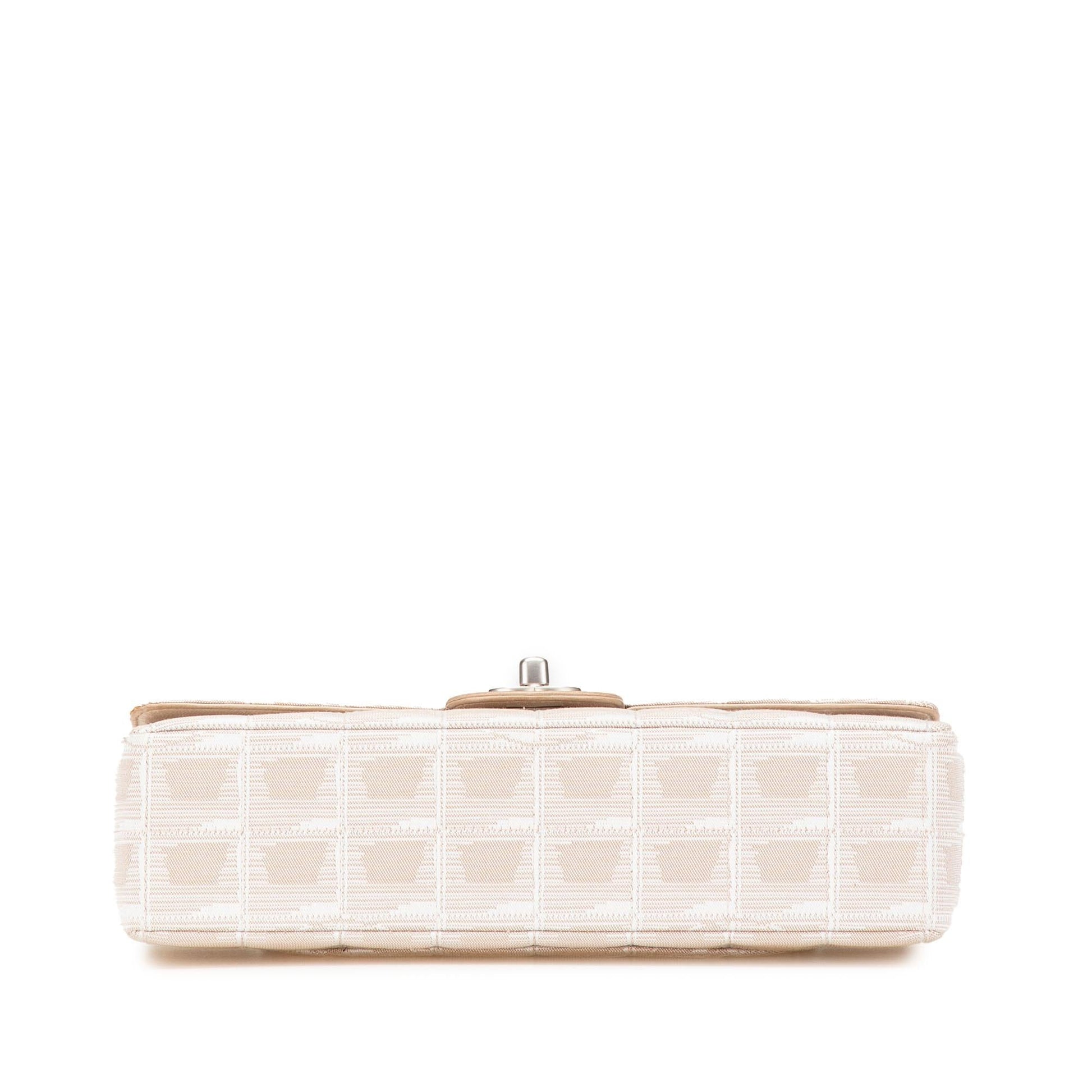 Chanel New Line Nylon Single Flap Travel Bag Flap 2
