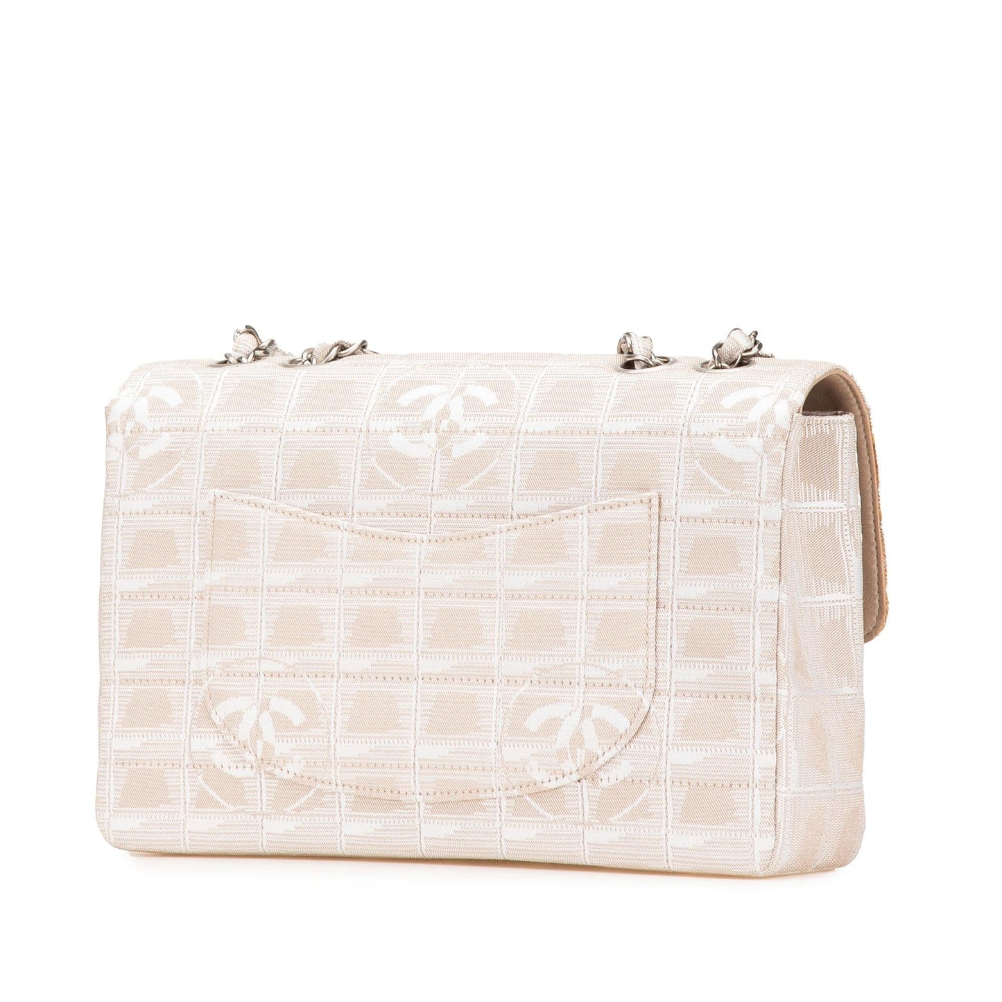 Chanel New Line Nylon Single Flap Travel Bag Flap 2