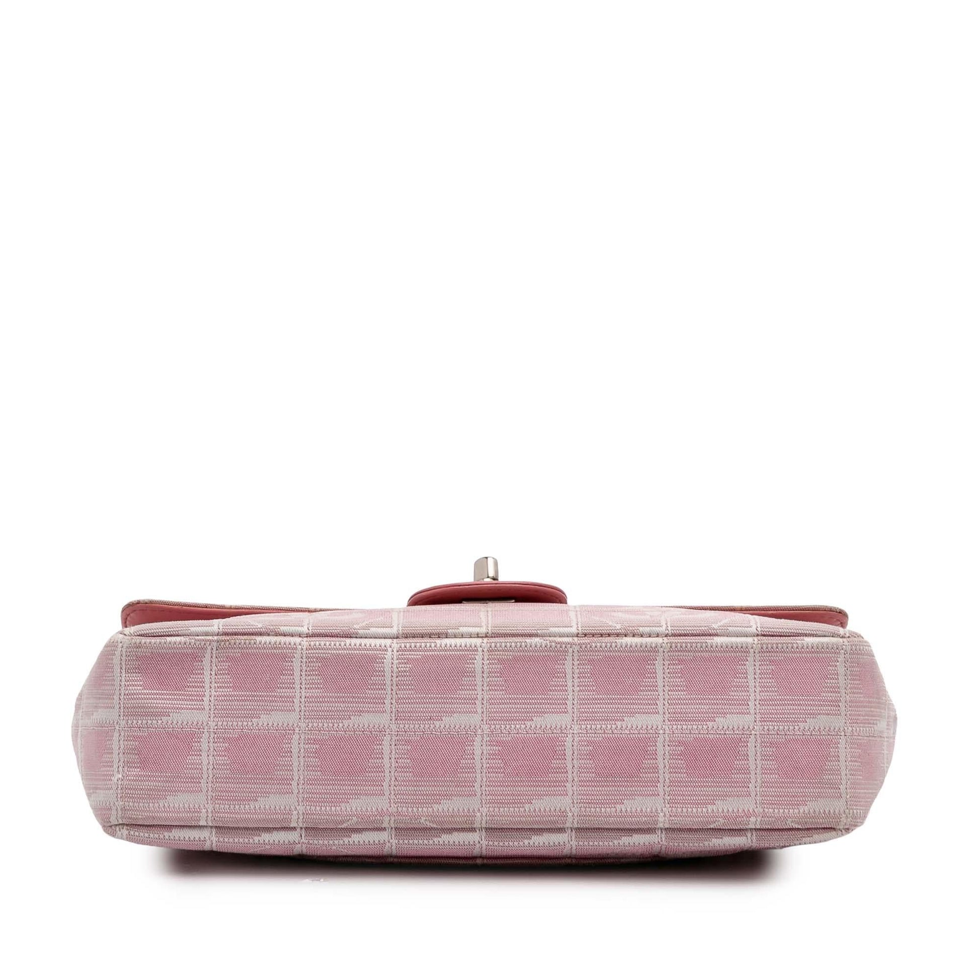Chanel New Line Nylon Single Flap Travel Bag Flap 3