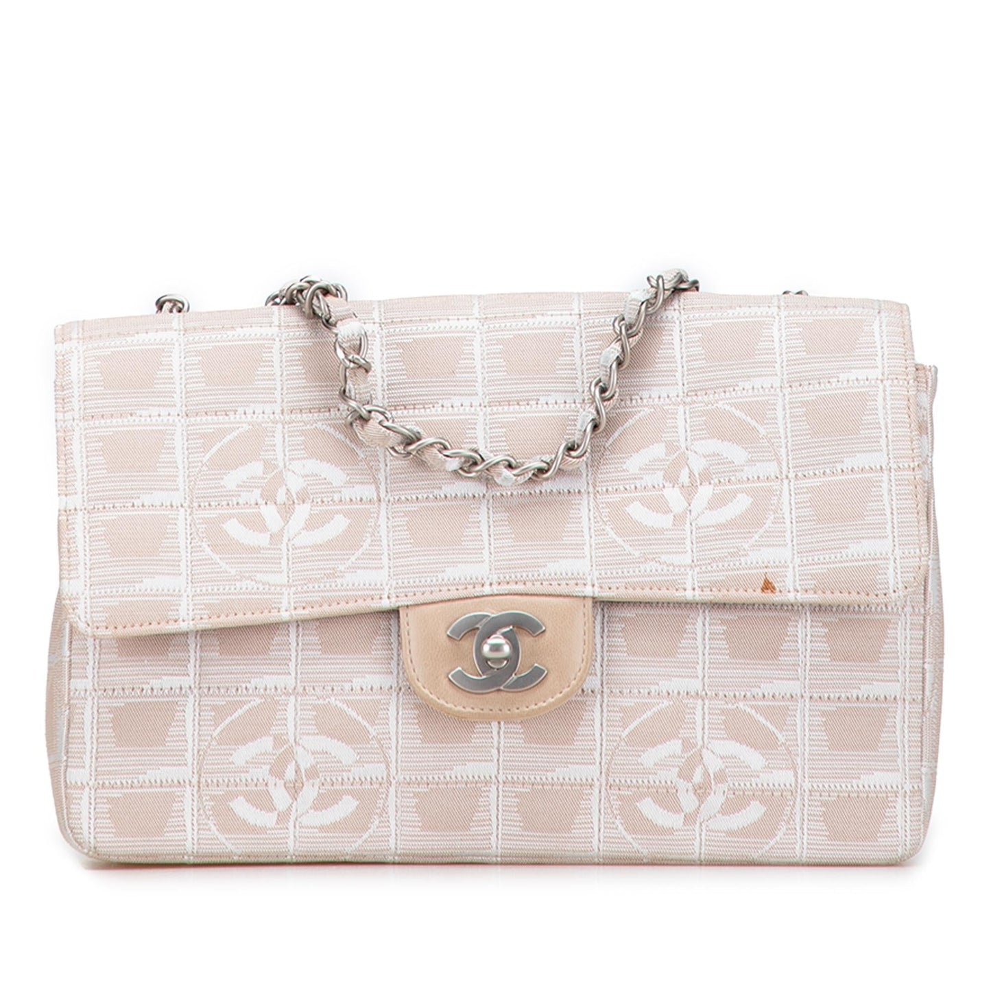 Chanel New Line Nylon Single Flap Travel Bag Flap 5
