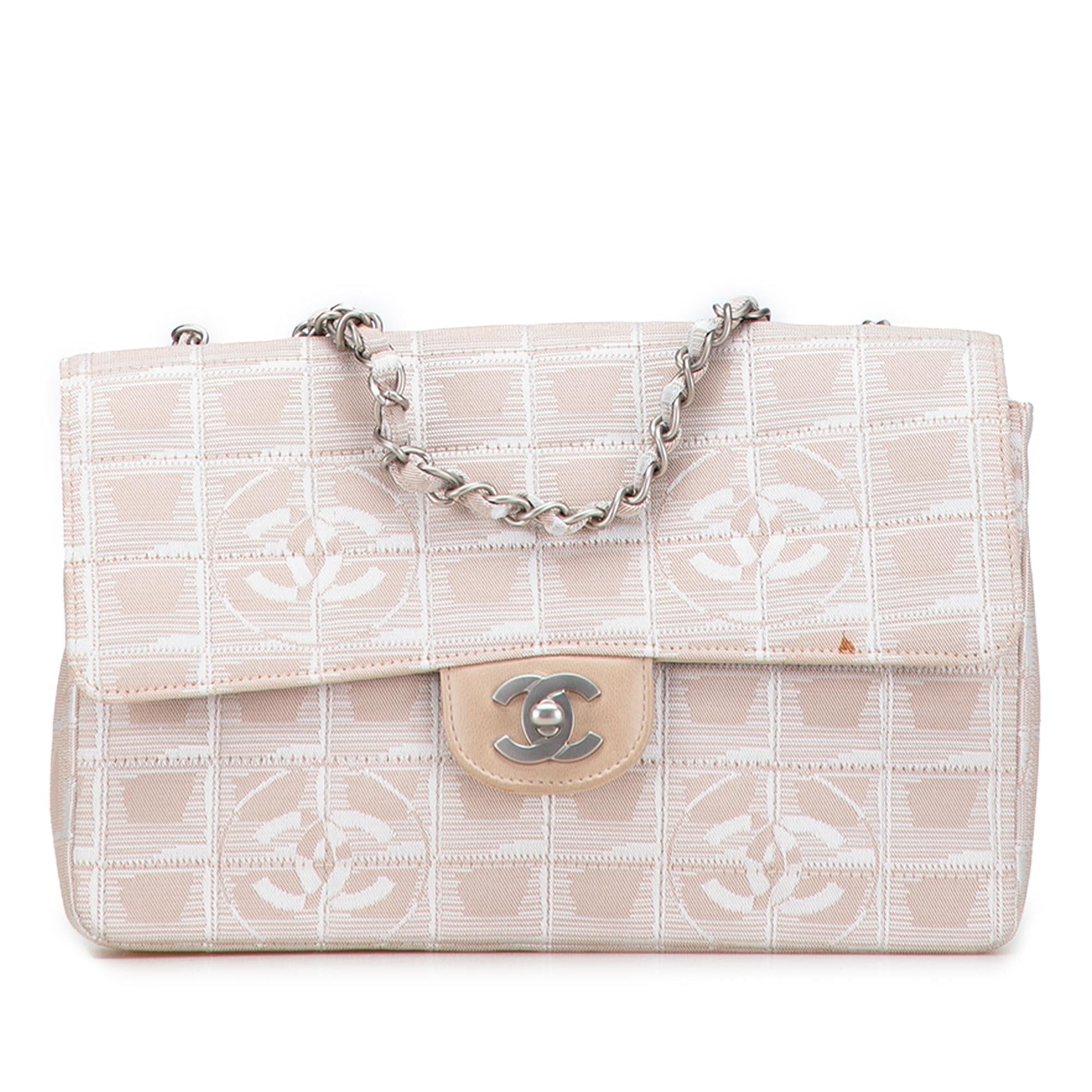 Chanel New Line Nylon Single Flap Travel Bag Flap 5