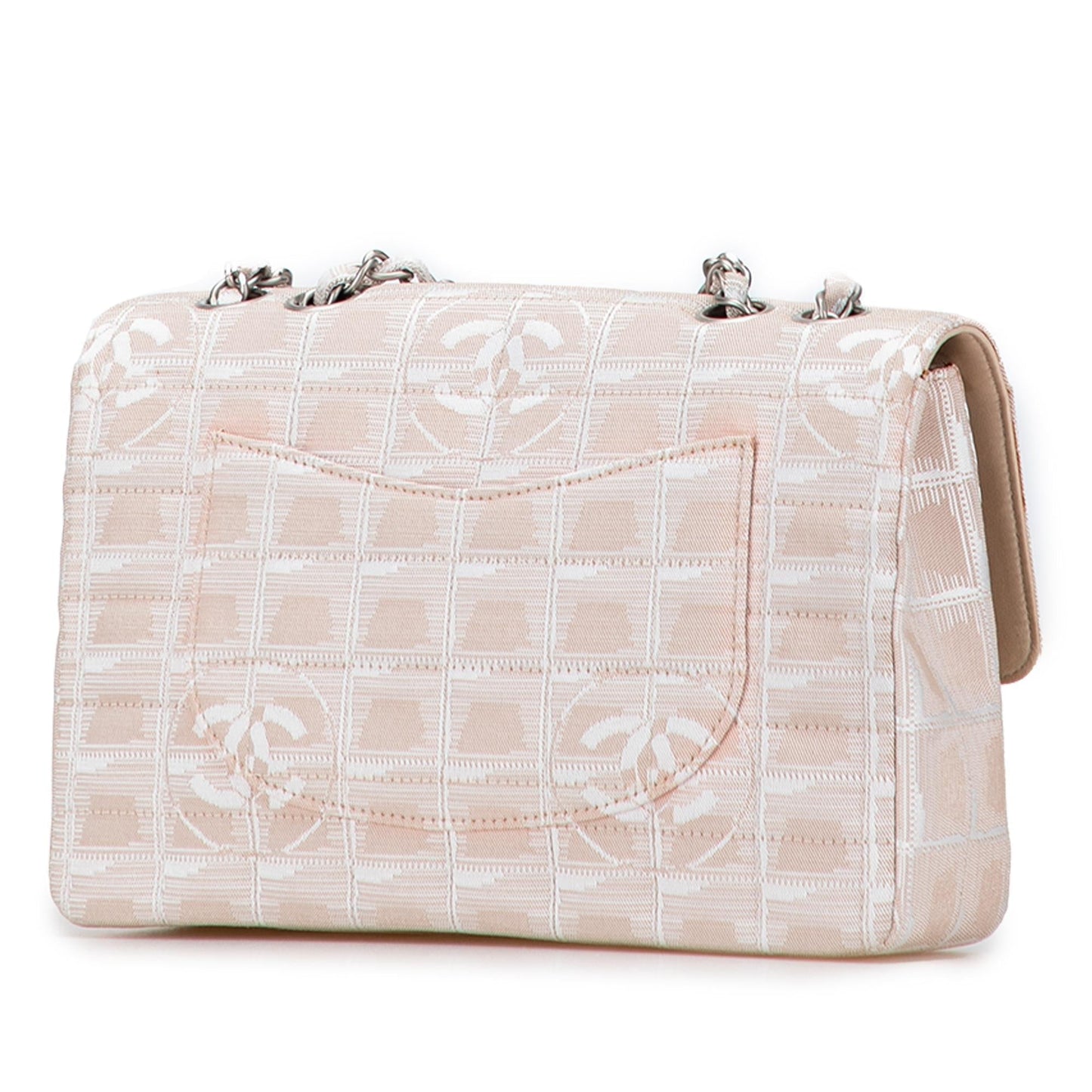 Chanel New Line Nylon Single Flap Travel Bag Flap 5