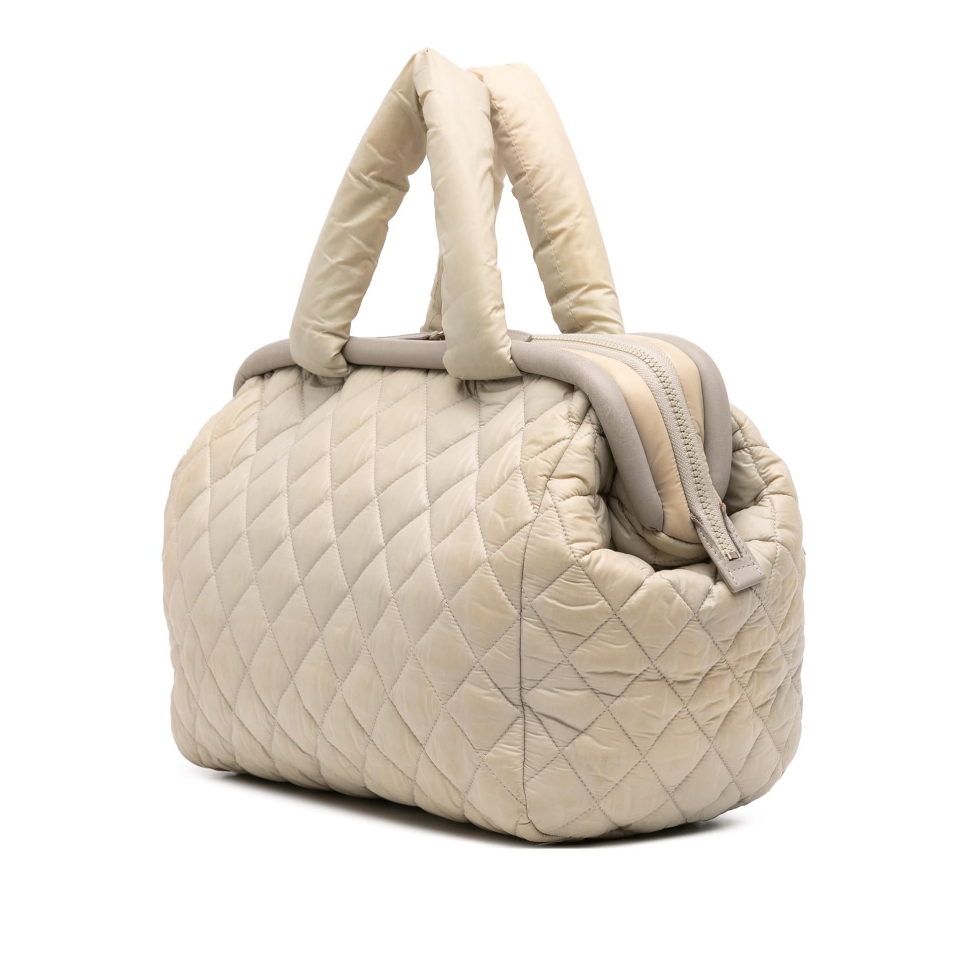 Chanel Nylon Coco Cocoon Bowling Handbag