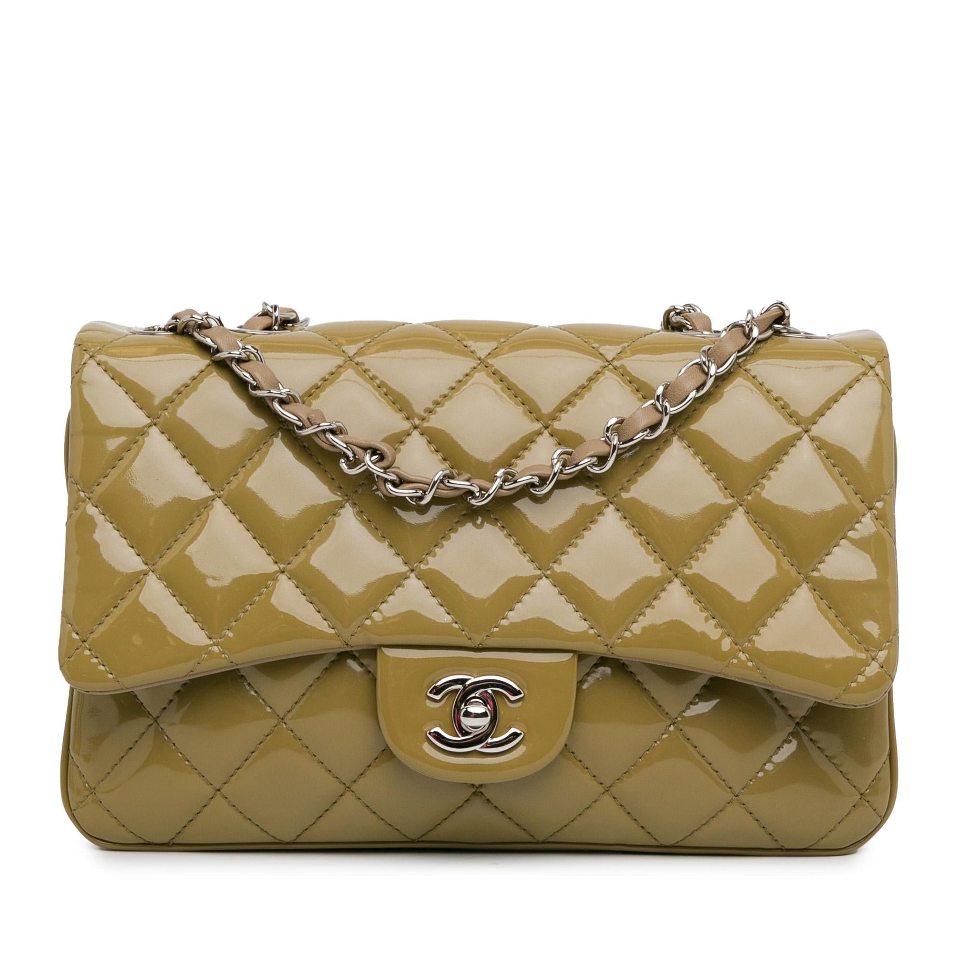 Chanel Patent 3 Accordion Flap SHG-PxIozj Handbag
