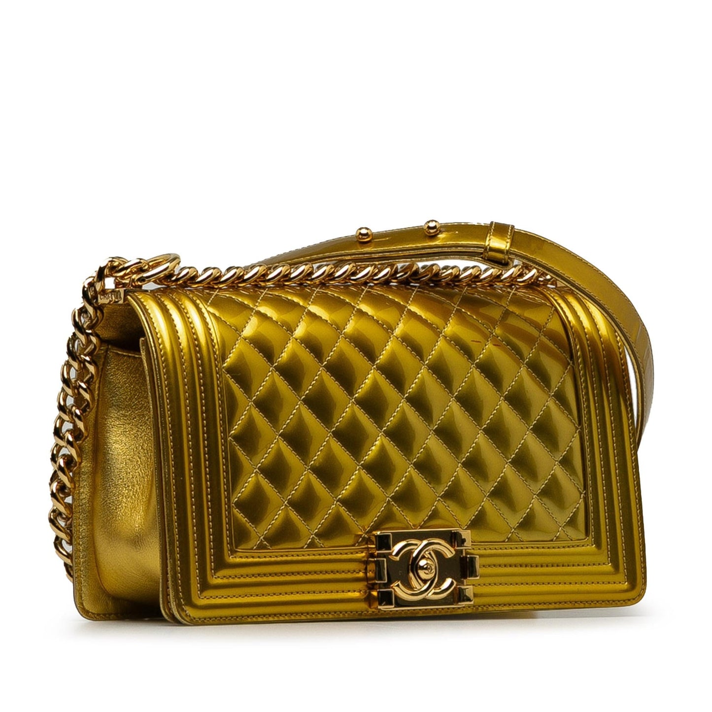 Chanel Patent Boy Flap SHG-a2PhMm Shoulder Bag