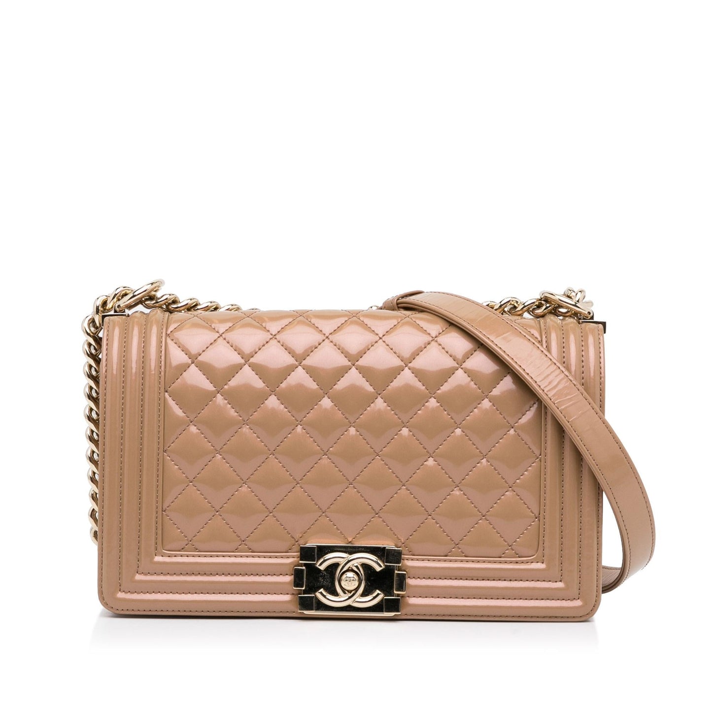 Chanel Patent Boy Flap SHG-JStm2j Handbag