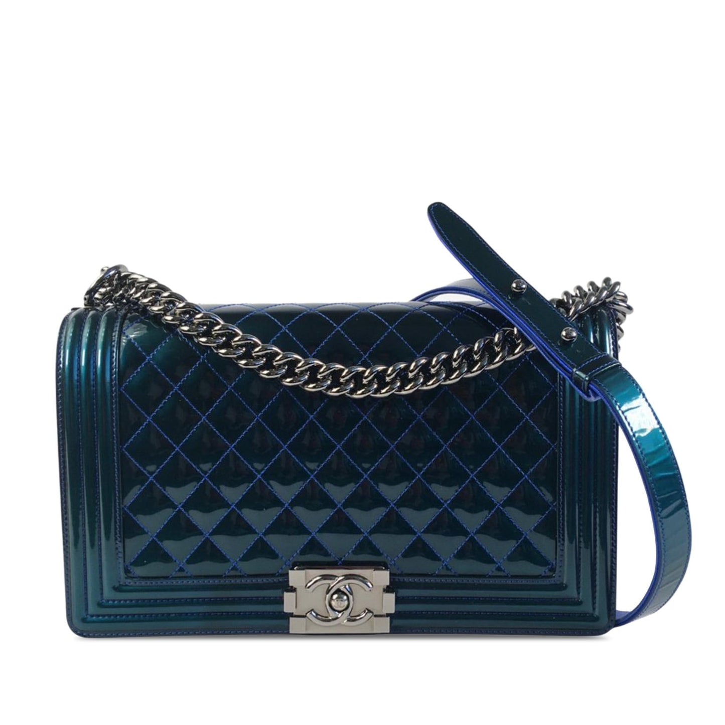 Chanel Patent Boy Flap SHG-uR2EFs Handbag