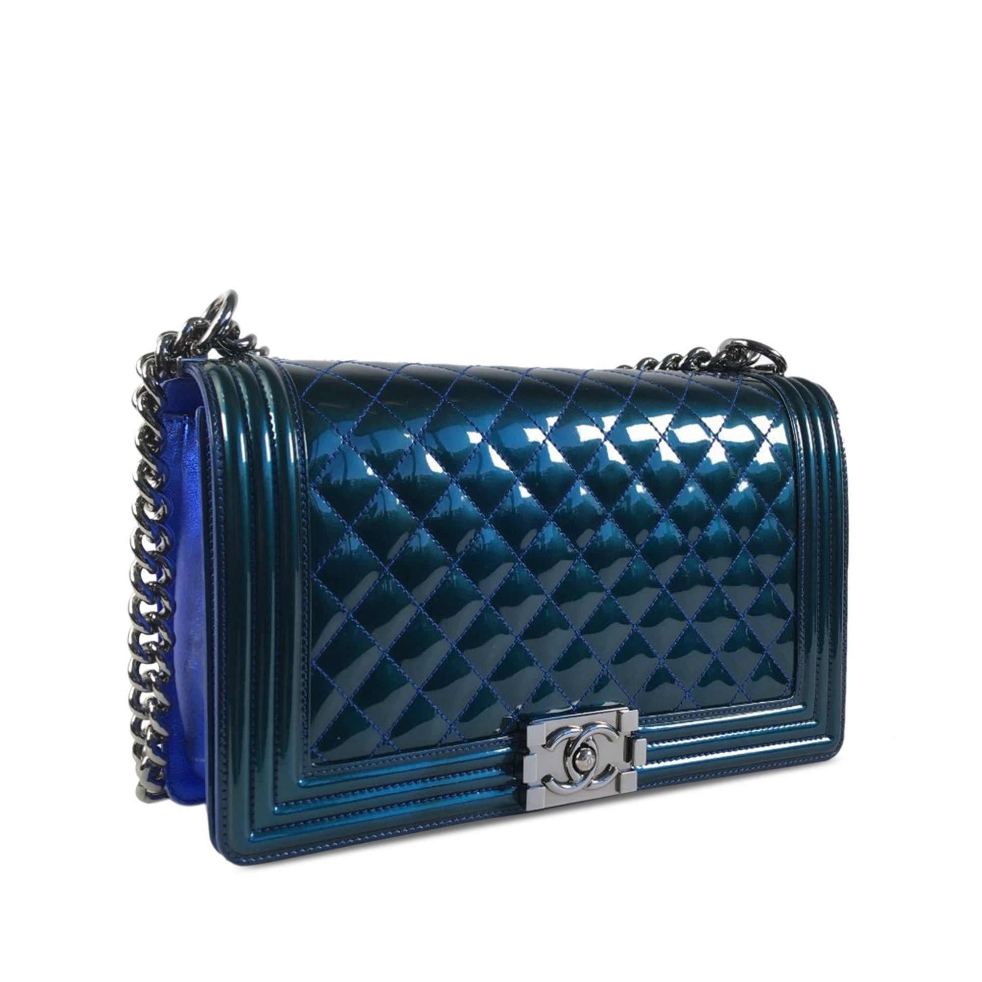 Chanel Patent Boy Flap SHG-uR2EFs Handbag