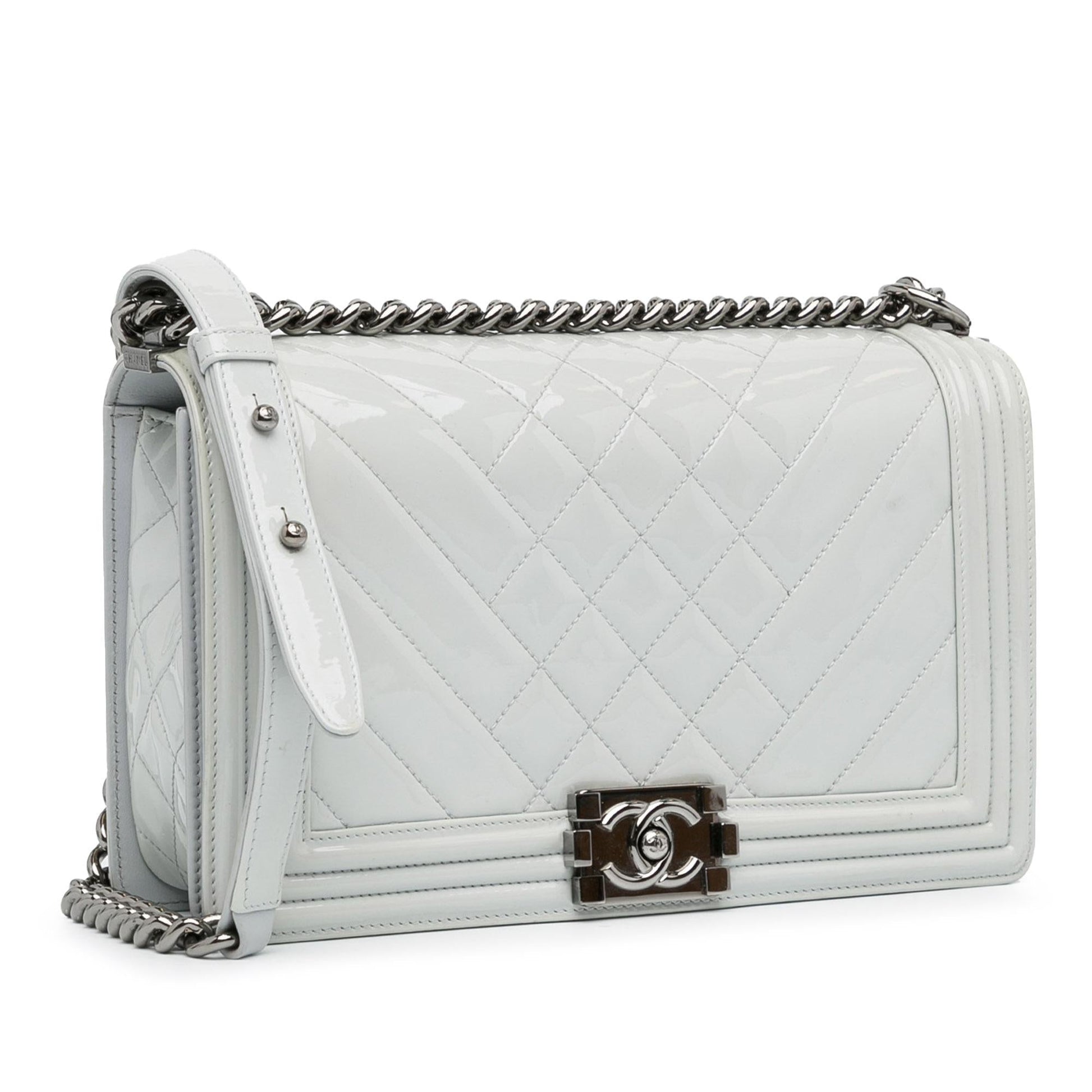 Chanel Patent Boy Flap SHG-xNr2HC Handbag