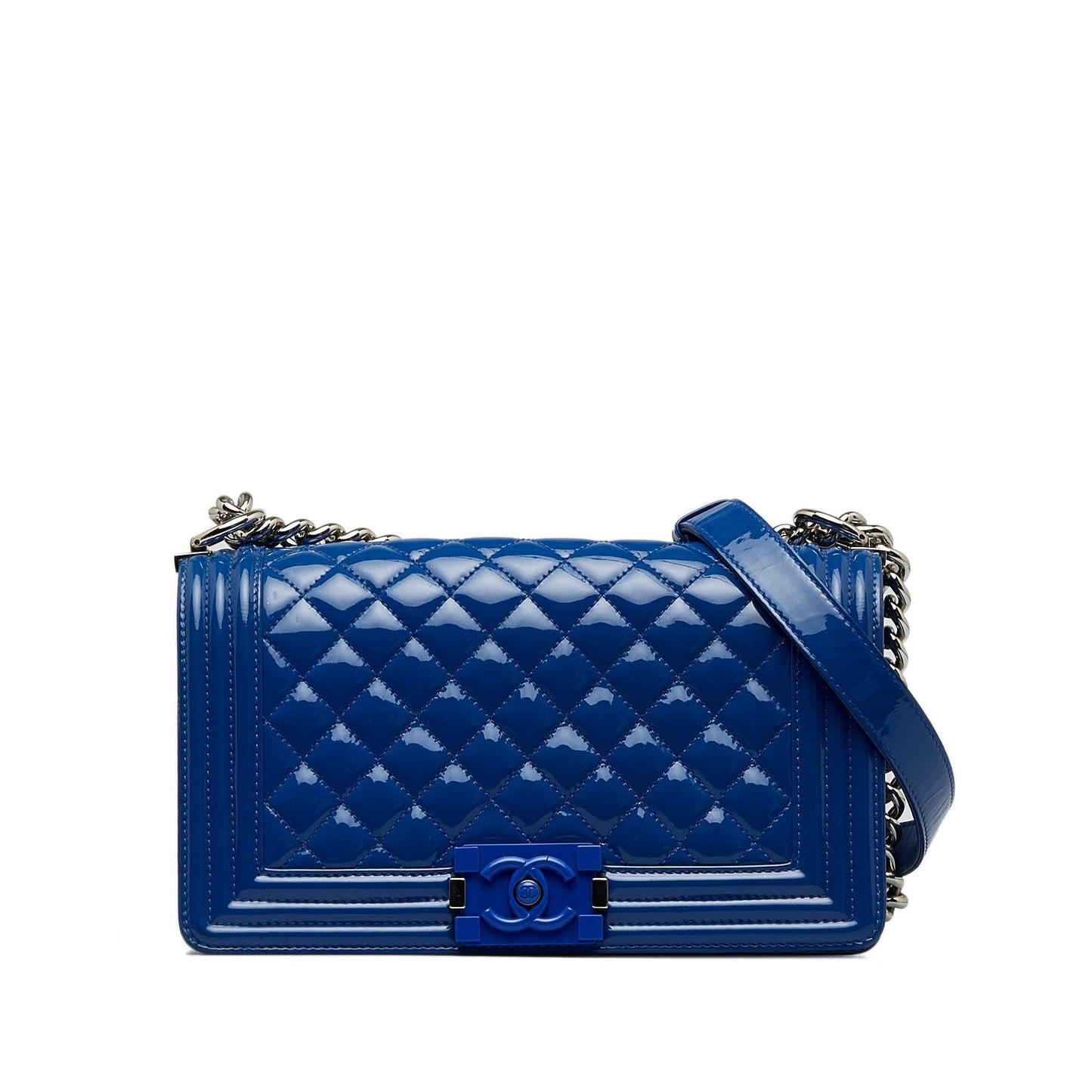 Chanel Patent Boy Plexiglass SHG-MIDfdG Crossbody Bag