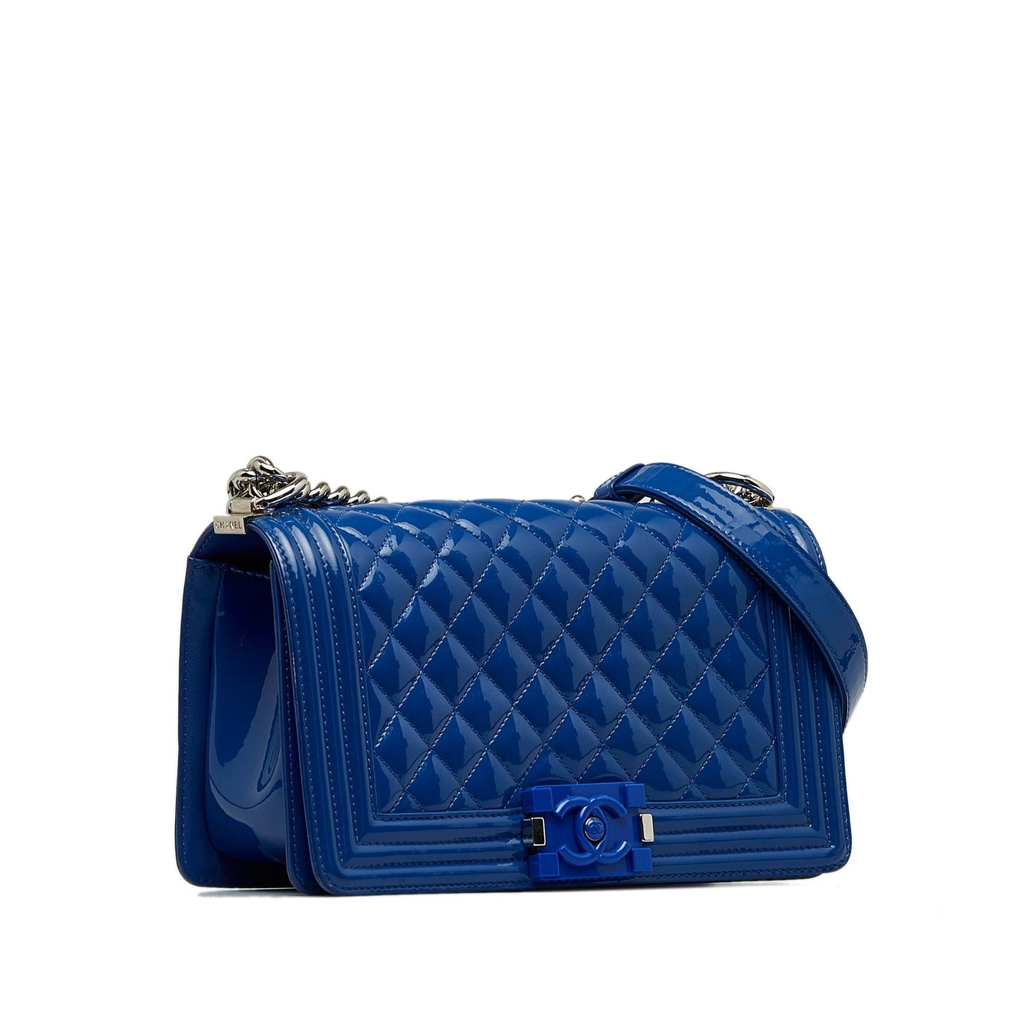 Chanel Patent Boy Plexiglass SHG-MIDfdG Crossbody Bag