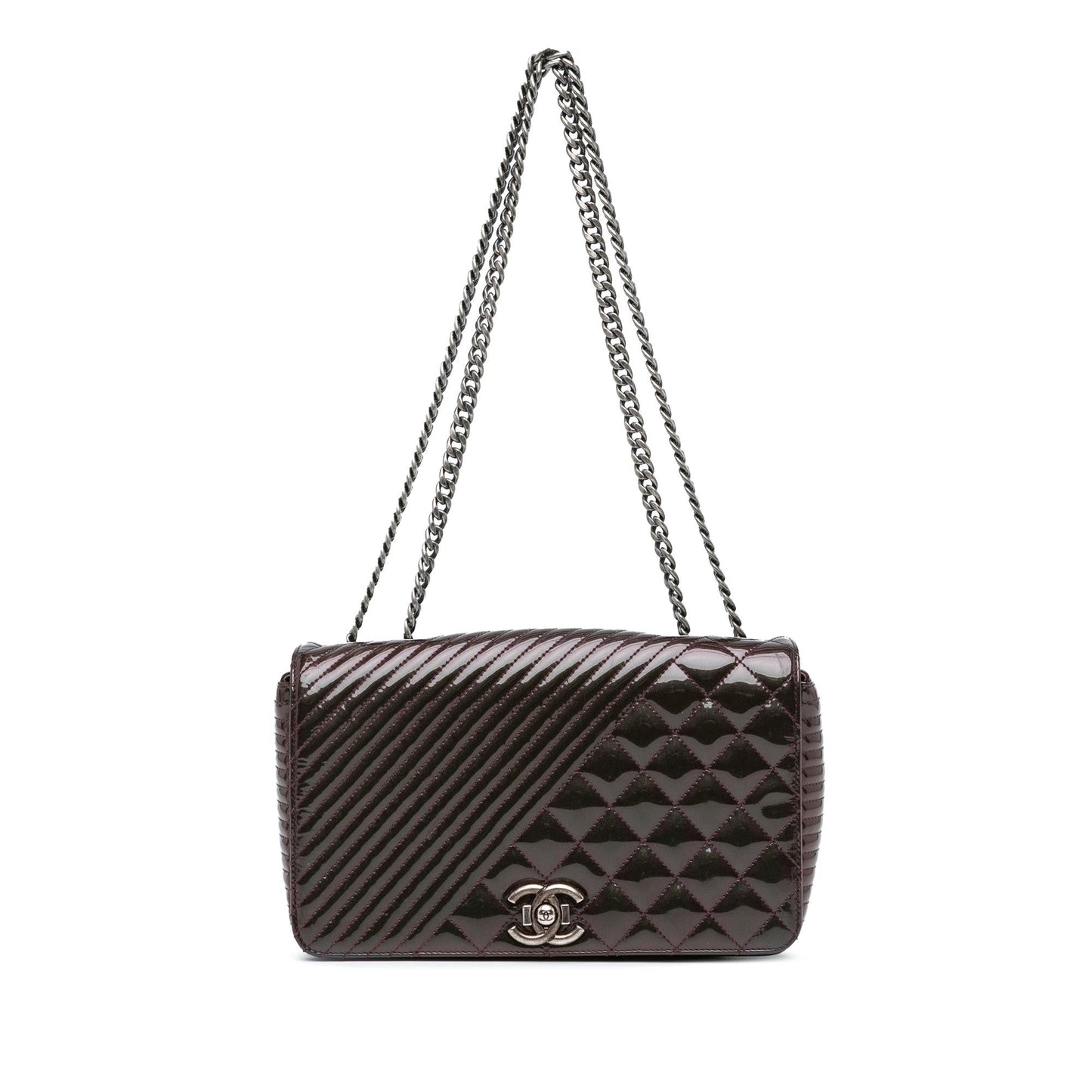 Chanel Patent Coco Boy Flap Handbag Boy Flap