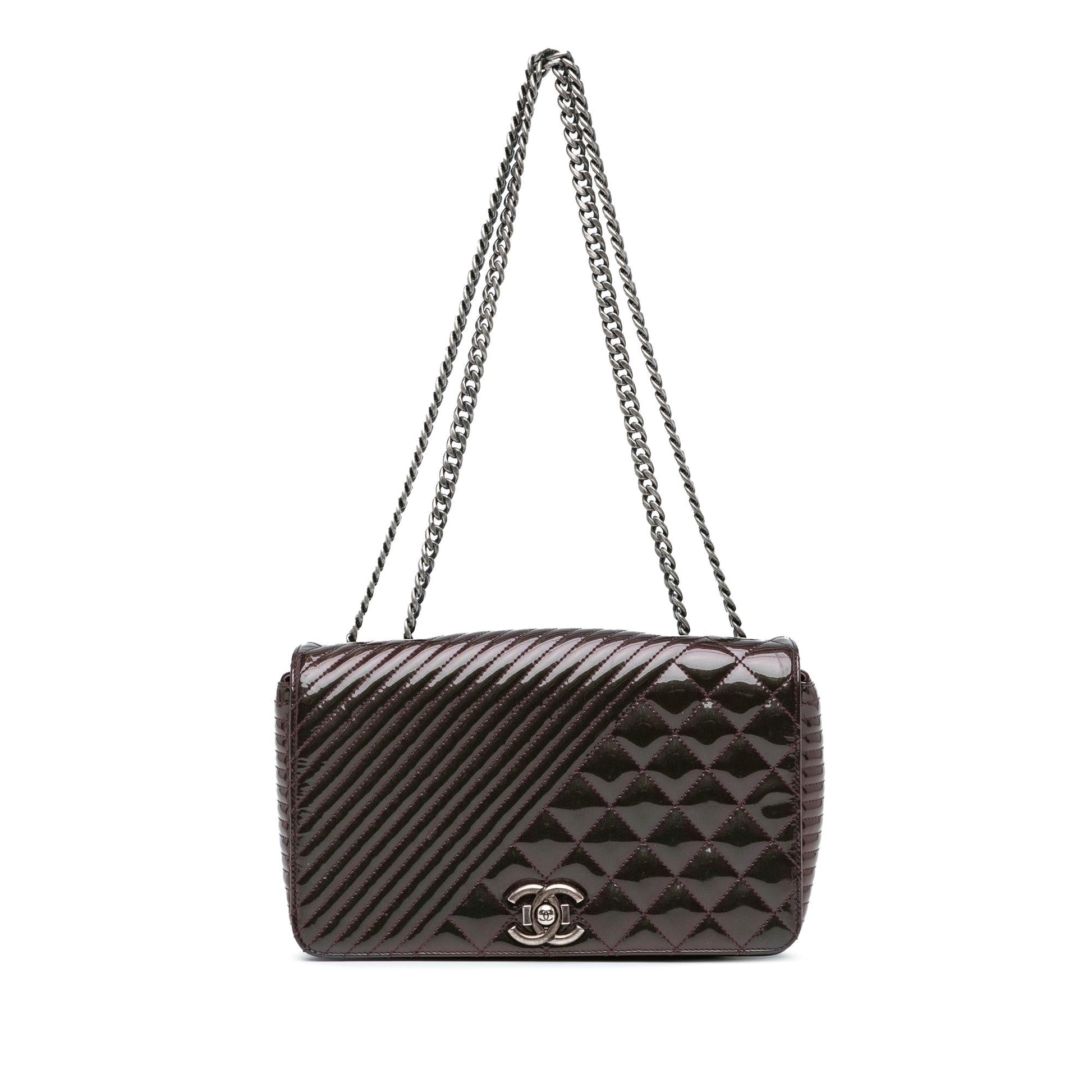 Chanel Patent Coco Boy Flap Handbag Flap 1