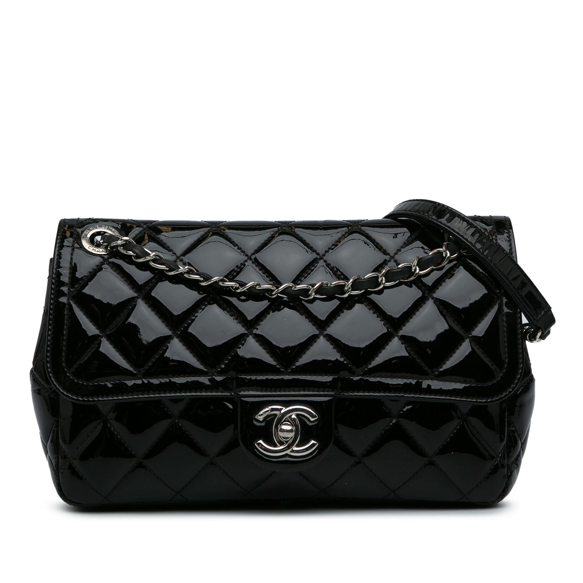 Chanel Patent Coco Shine Flap SHG-jeEdZZ Handbag
