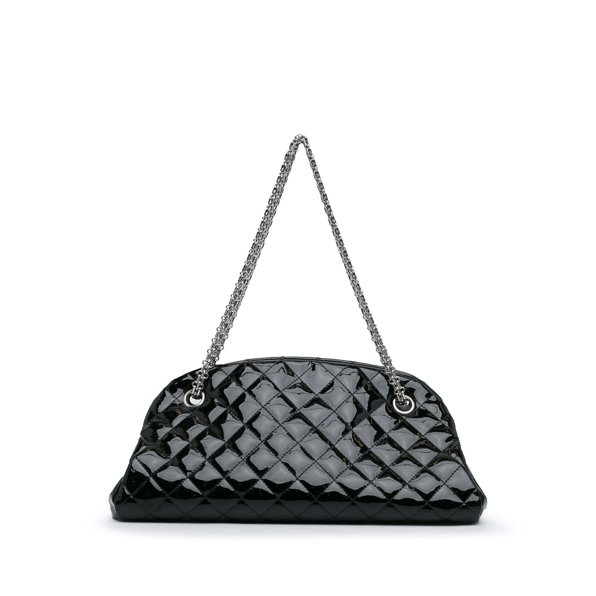 Chanel Medium Patent Just Mademoiselle Shoulder Bag (SHG-IKOedq)