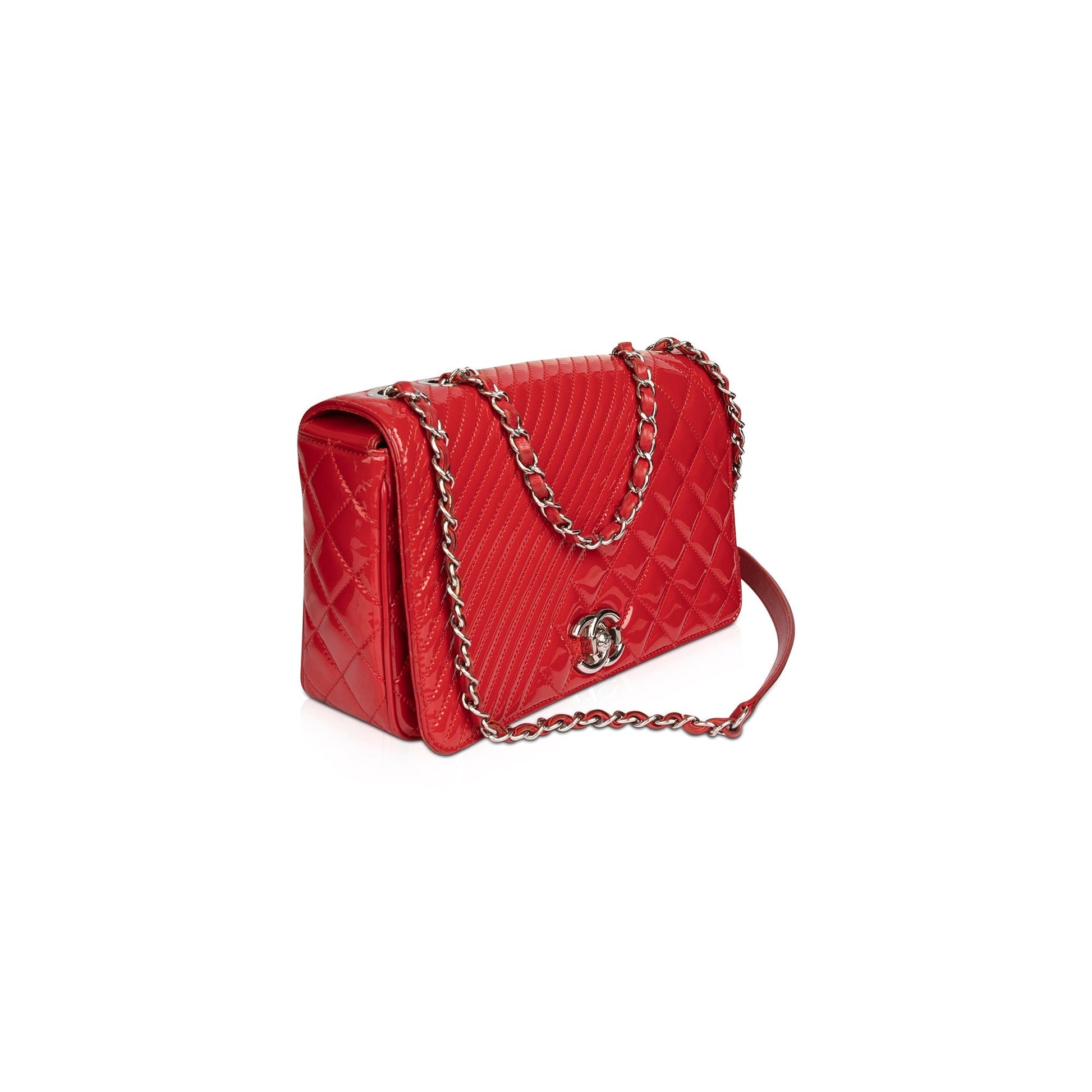 Chanel Patent Paris-Dubai Coco Boy Flap Leather Travel Bag