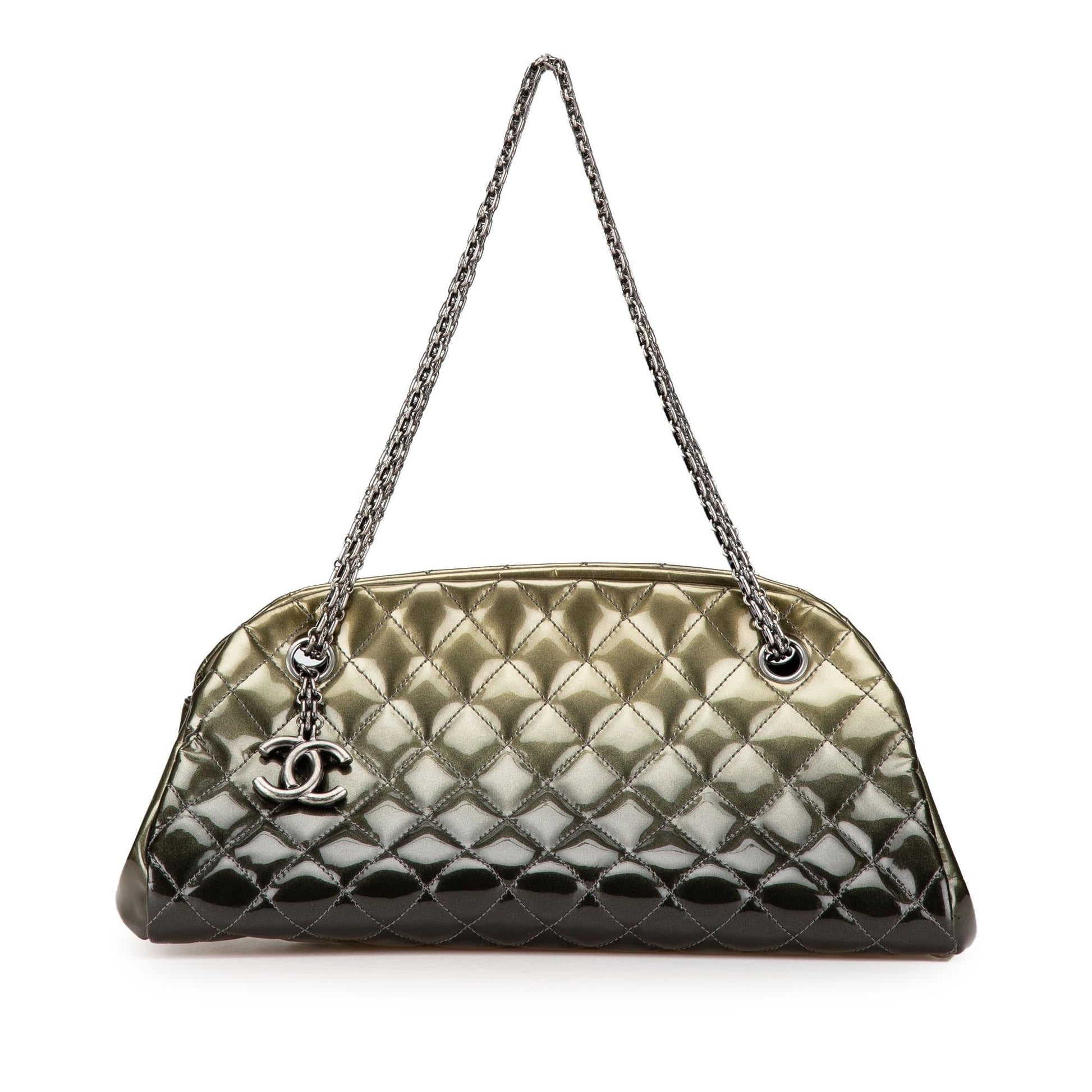 Chanel Patent Ombre Just Mademoiselle Shoulder Bag