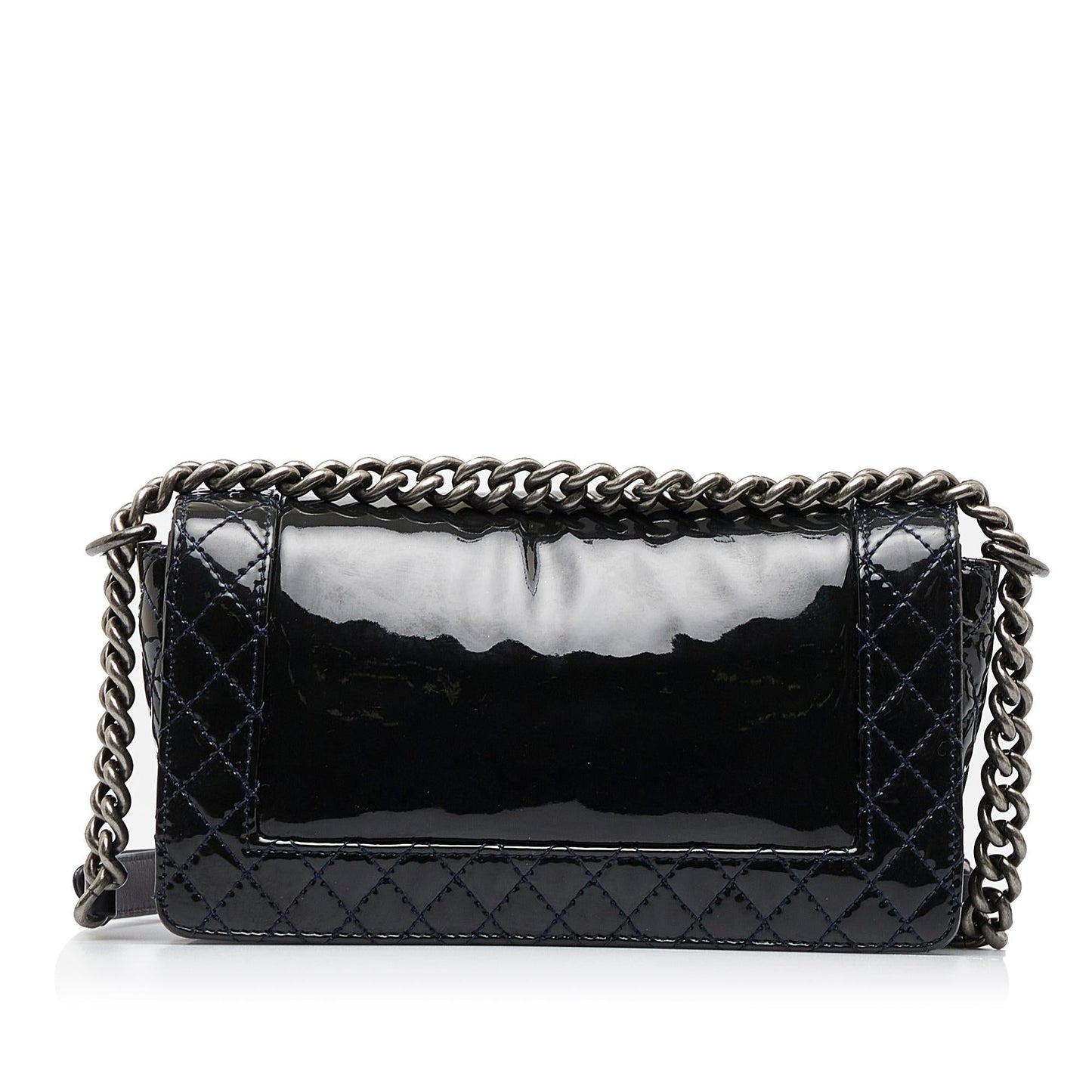 Chanel Patent Reverso Boy Flap SHG-LRKOPy Handbag