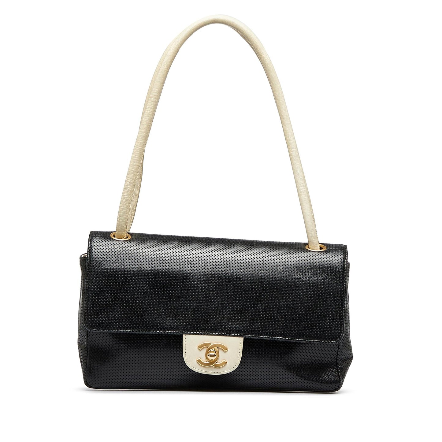 Chanel Peforated Lambskin Single Flap SHG-Cy4DJQ Handbag
