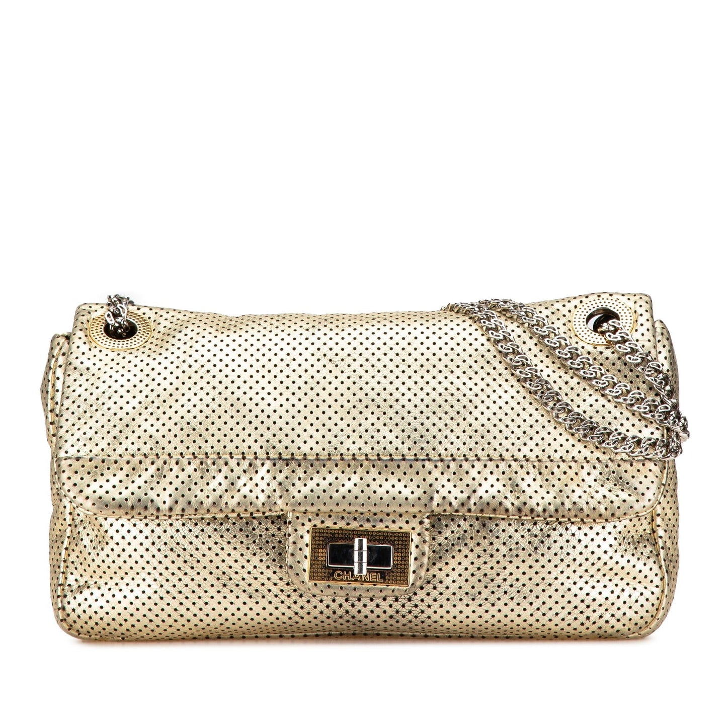 Chanel Perforated Calfskin Reissue Drill Flap Handbag