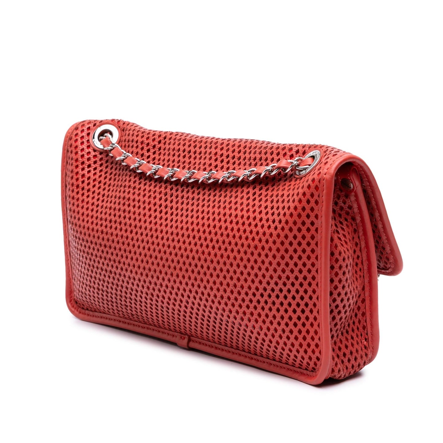 Chanel Perforated Calfskin Up Air Flap Handbag
