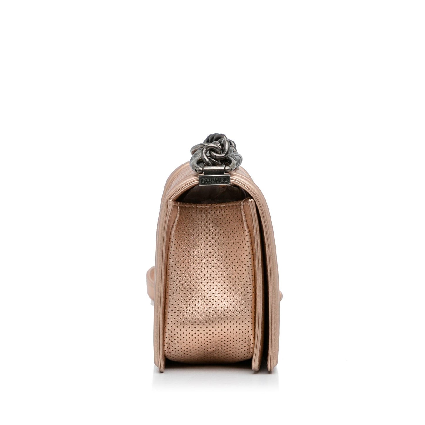 Chanel Perforated Lambskin Boy Flap SHG-Fd6Dnd Handbag