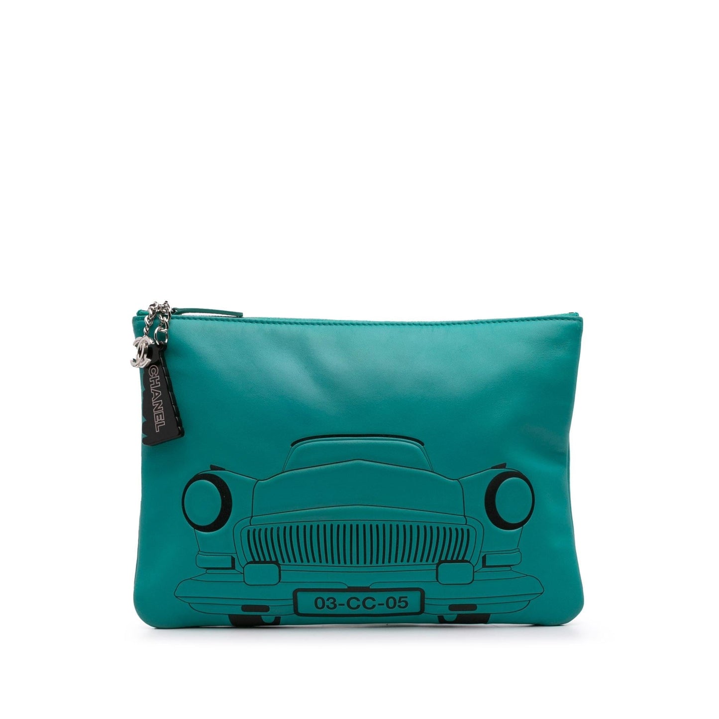 Chanel Printed Lambskin Cuba La Habana O Clutch Bag Clutch 1