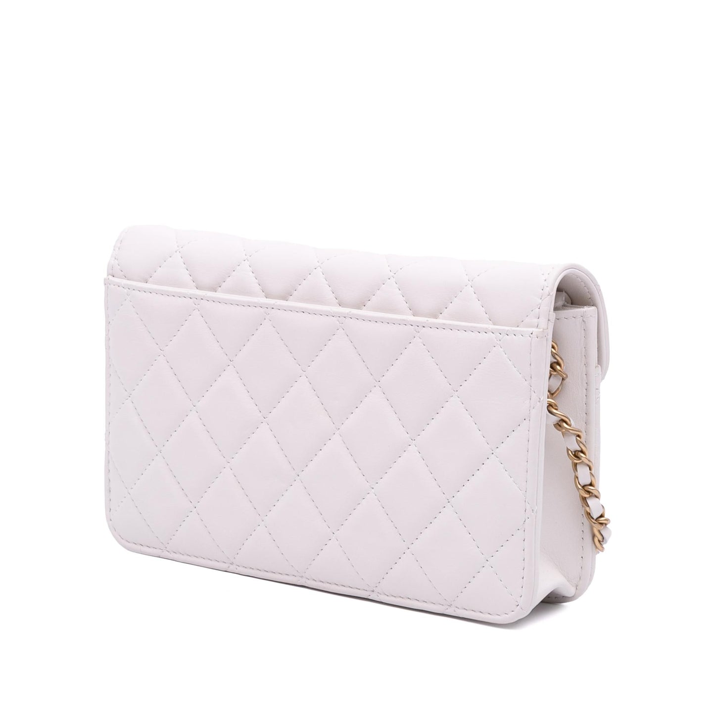 Chanel Quilted Calfskin Enchained Flap Handbag