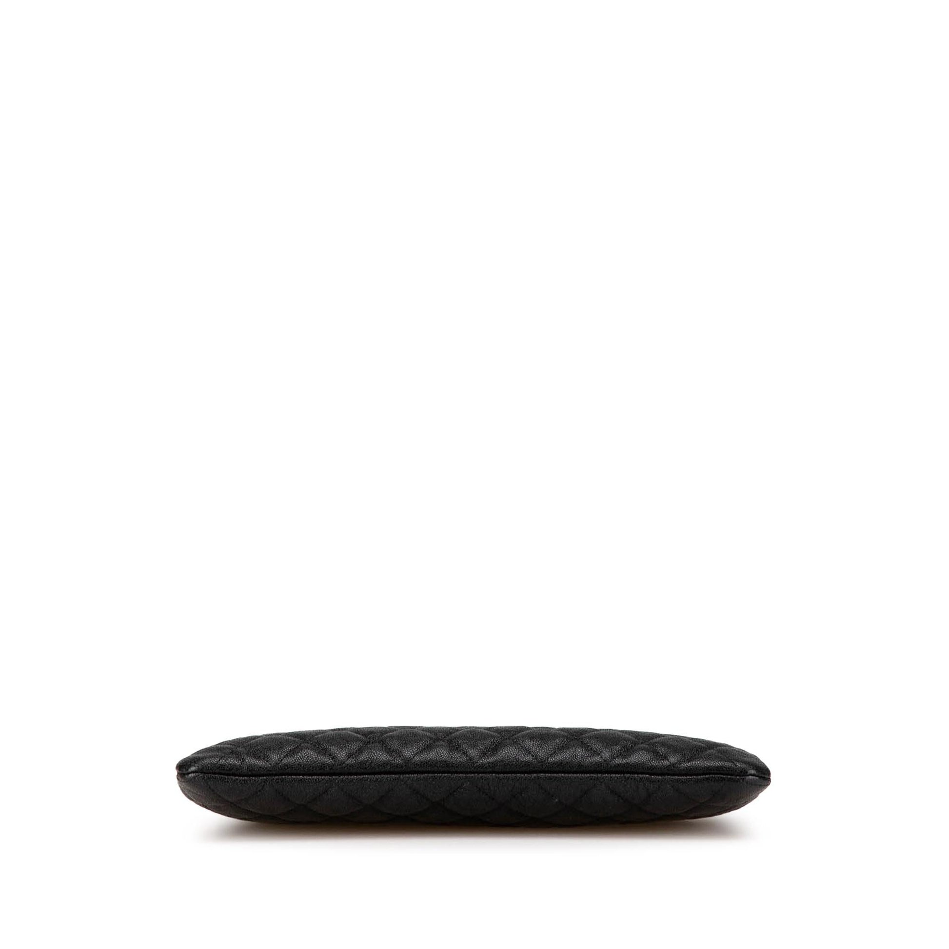 Chanel Quilted Caviar Boy O Clutch Bag