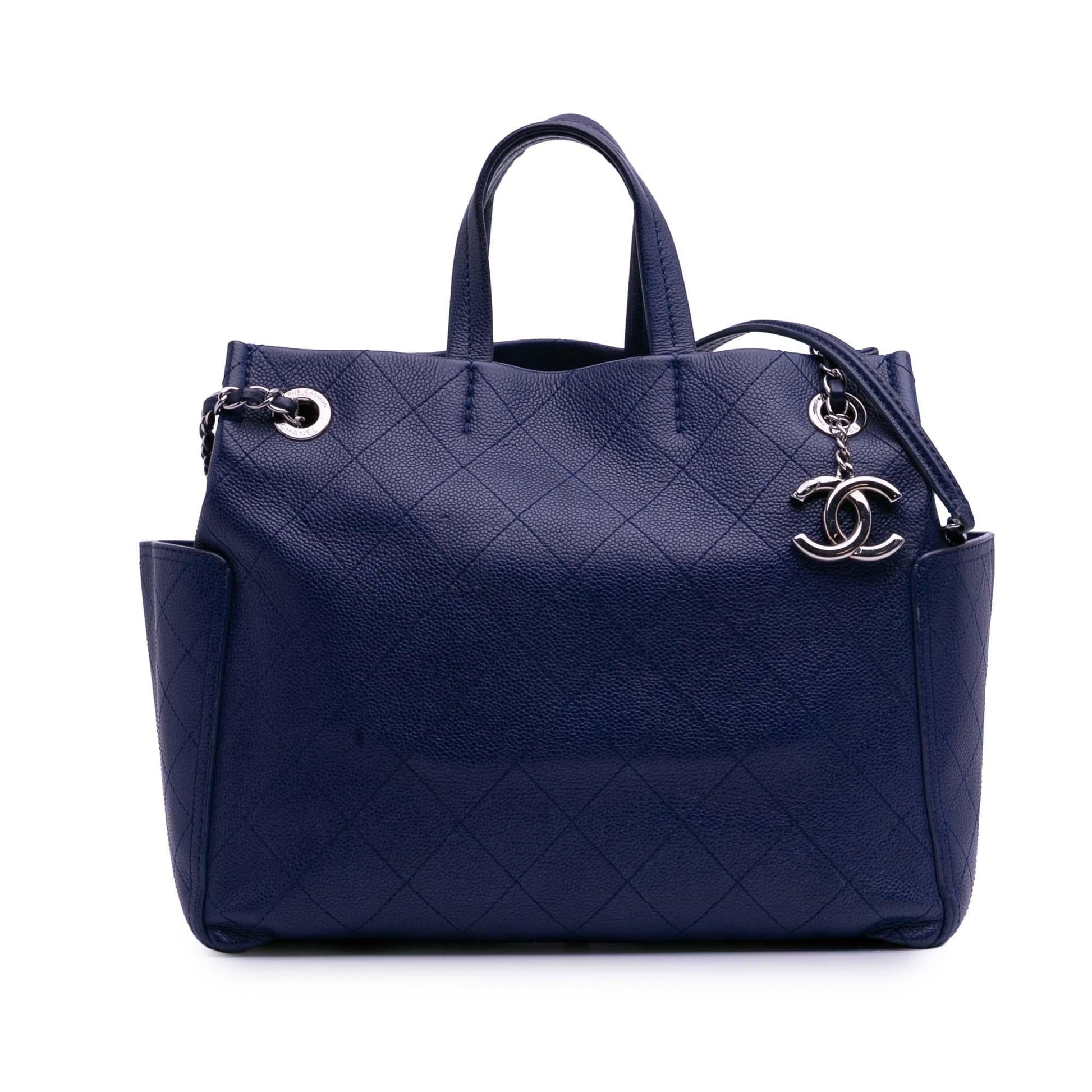 Chanel Quilted Caviar CC Pocket Tote Bag Tote 1