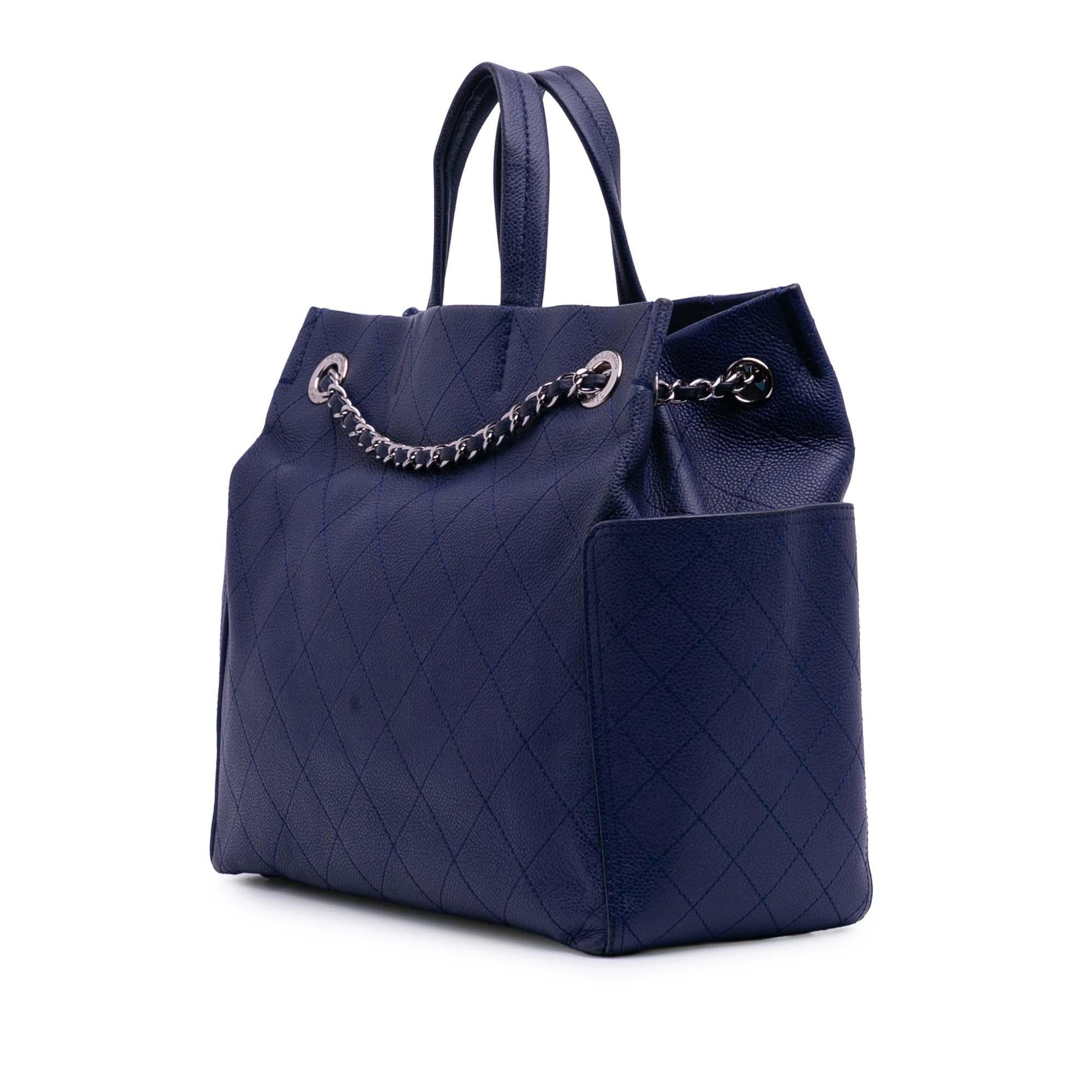 Chanel Quilted Caviar CC Pocket Tote Bag Tote 1