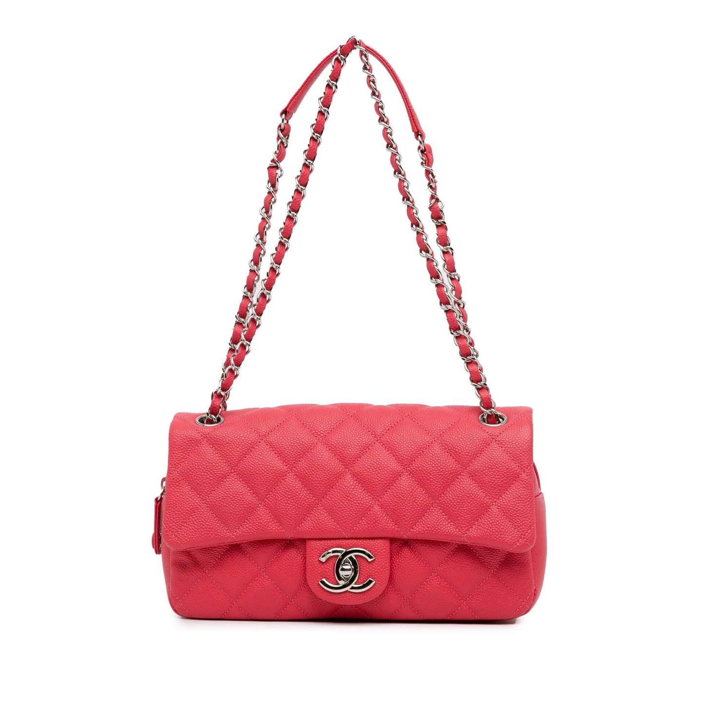 Chanel Medium Quilted Caviar Easy Flap (Shg-Be3R6Z) Bag