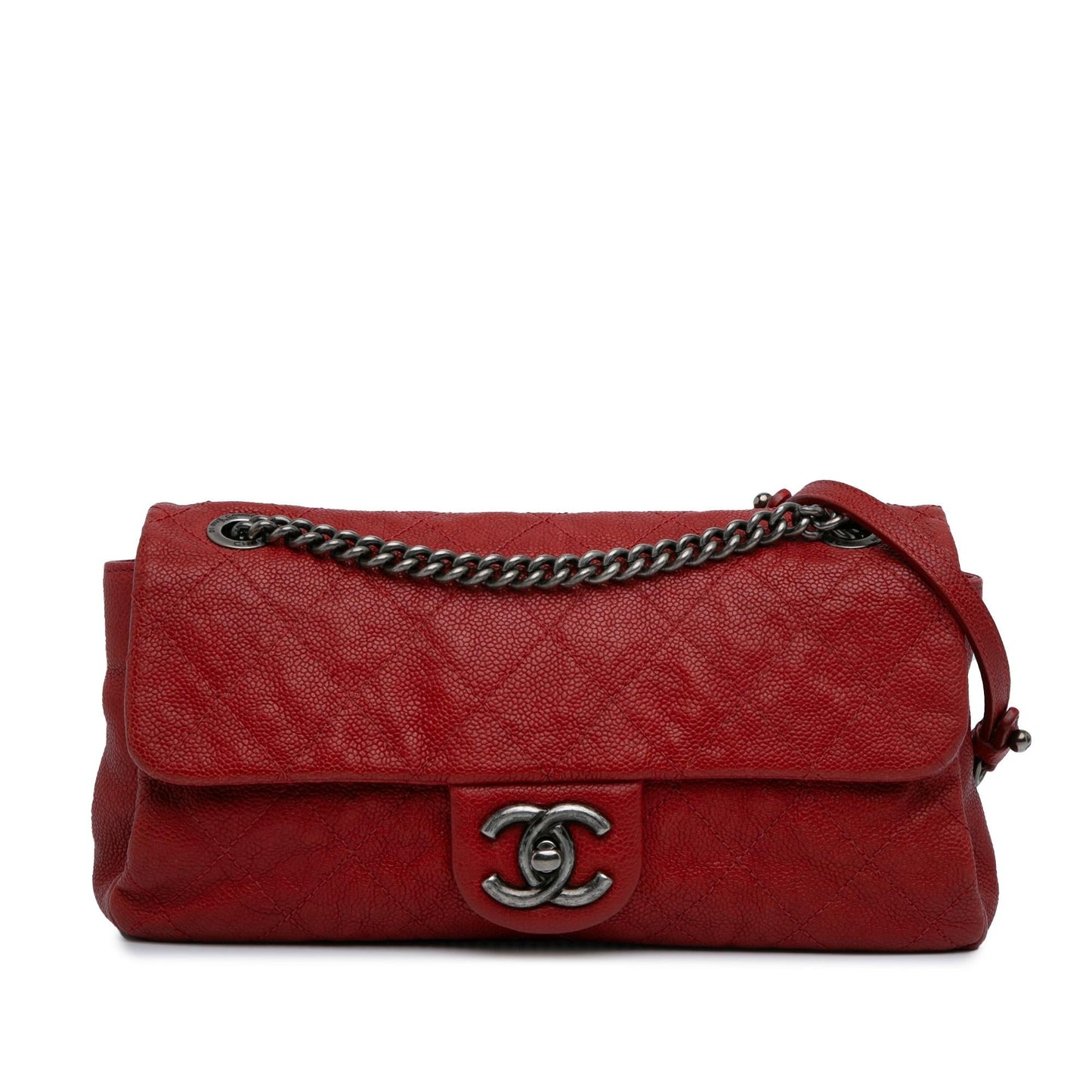Chanel Quilted Caviar Easy Flap SHG-z0x1eb Handbag