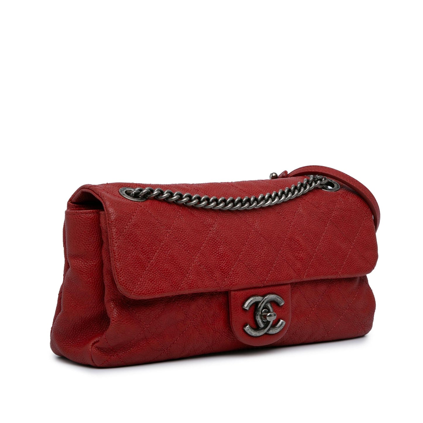 Chanel Quilted Caviar Easy Flap SHG-z0x1eb Handbag
